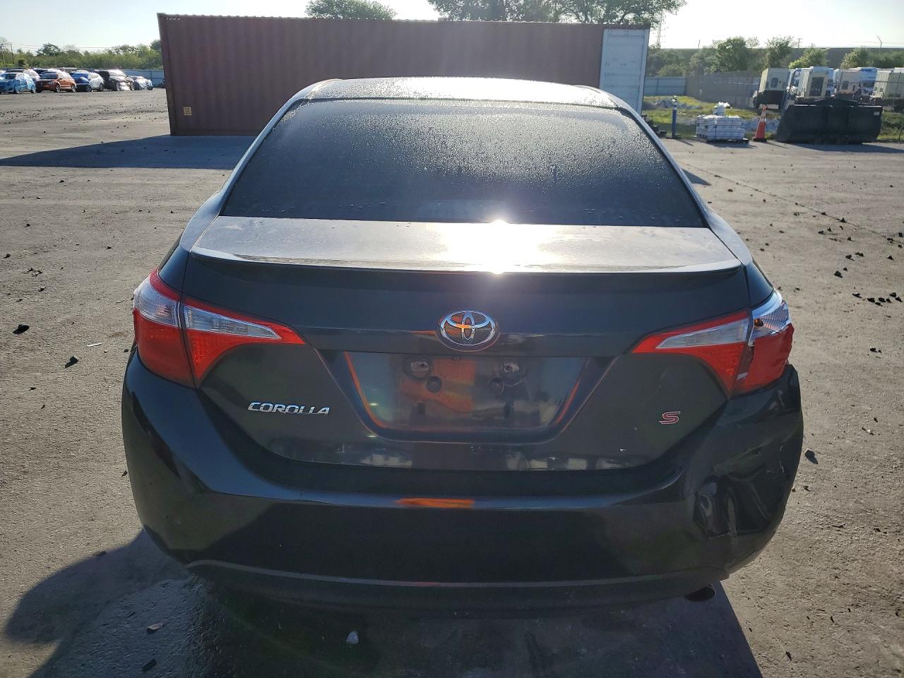 2015 Toyota Corolla S Black vin: 5YFBURHE2FP204248