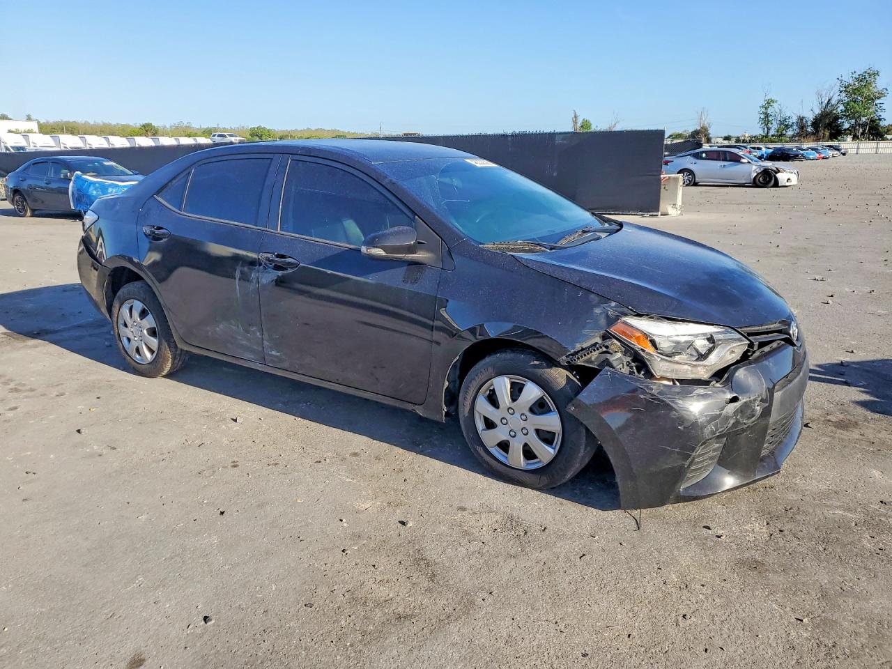 2015 Toyota Corolla S Black vin: 5YFBURHE2FP204248