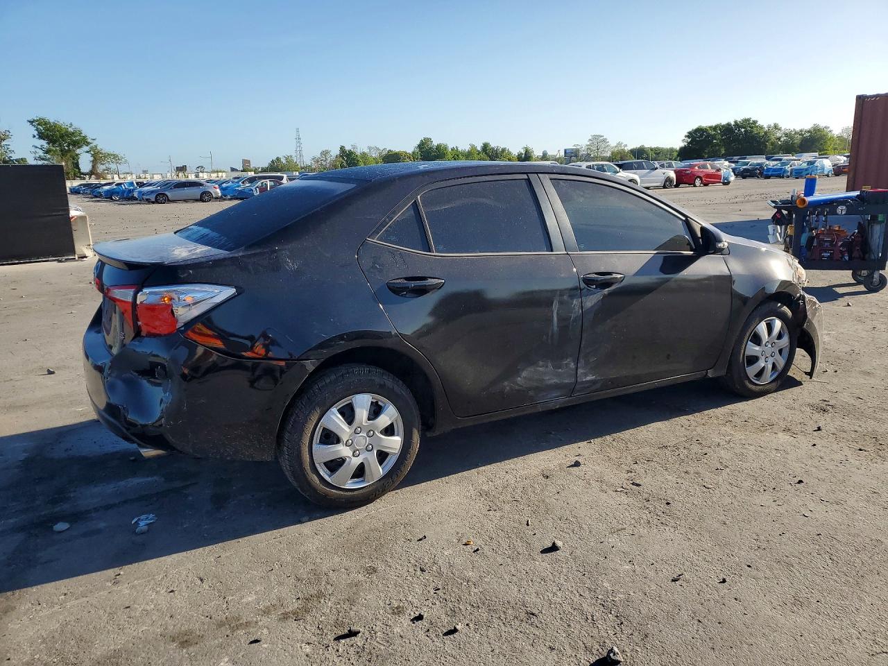 2015 Toyota Corolla S Black vin: 5YFBURHE2FP204248