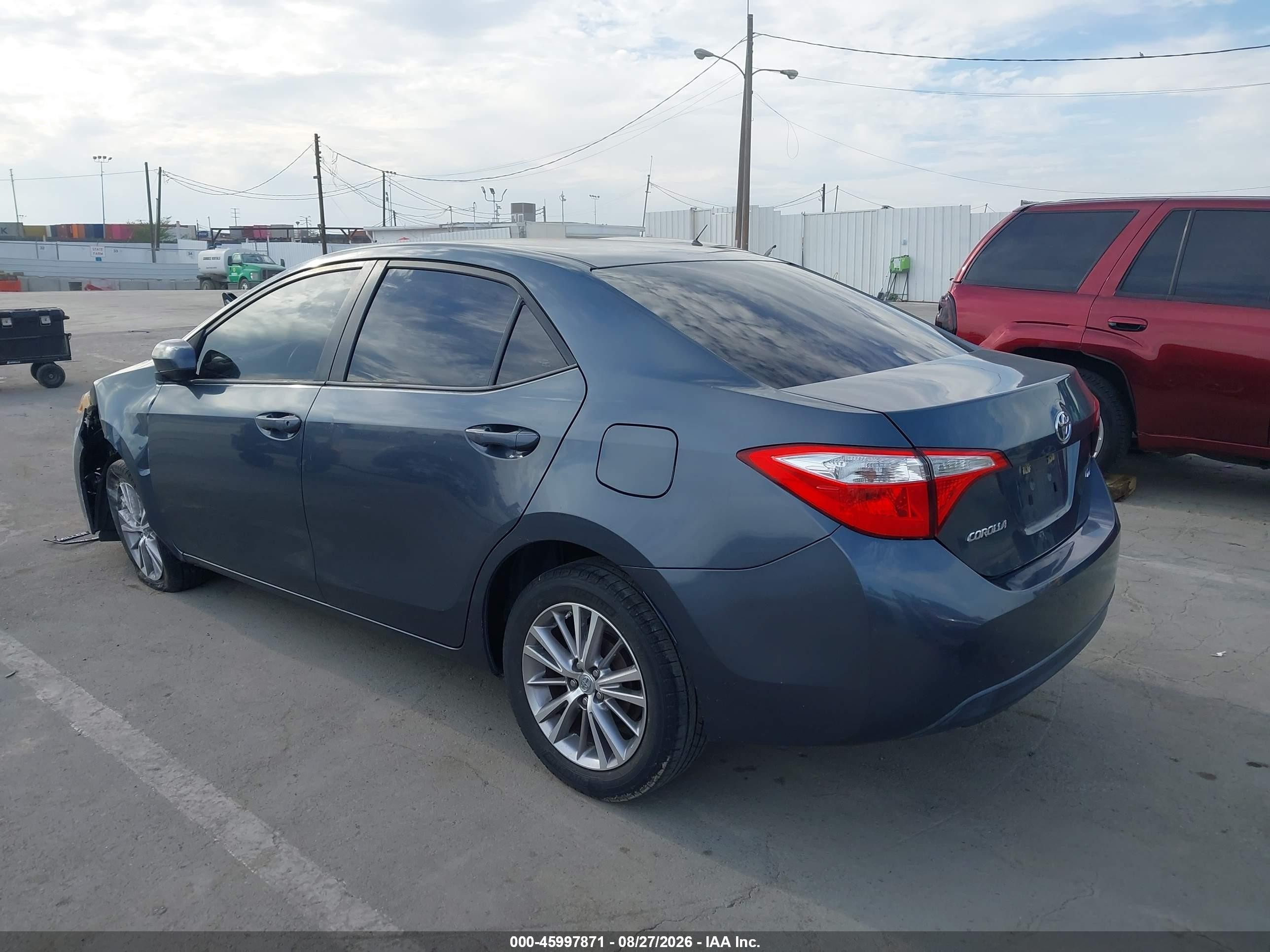 2015 Toyota Corolla Le Plus Gray vin: 5YFBURHE2FP207117