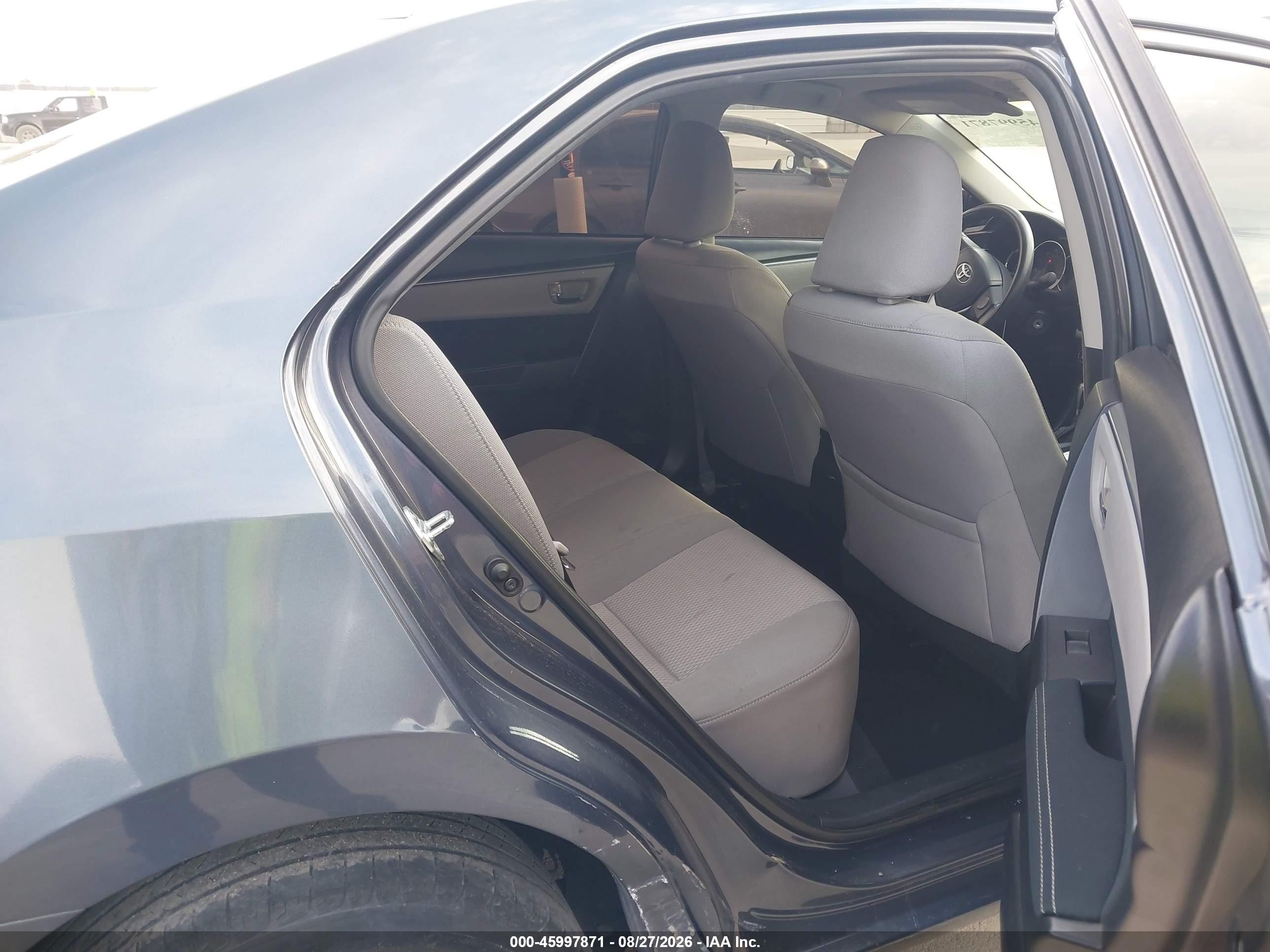 2015 Toyota Corolla Le Plus Gray vin: 5YFBURHE2FP207117