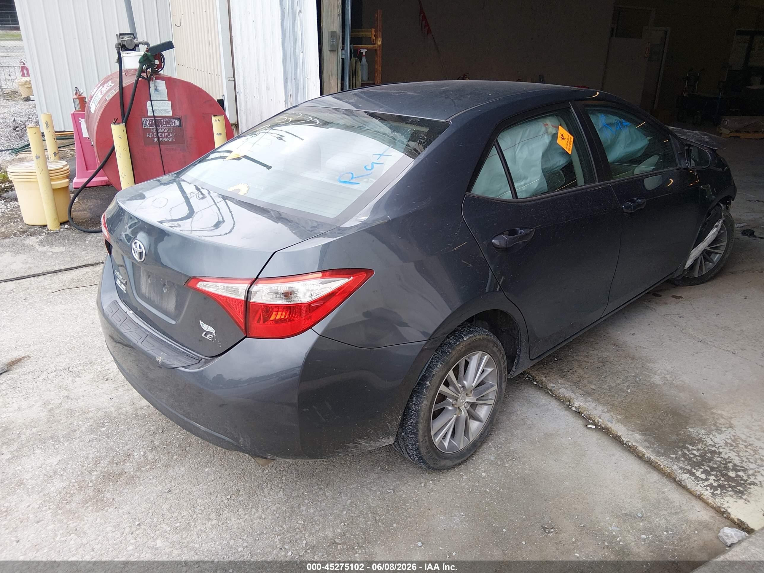 2015 Toyota Corolla Le Plus Gray vin: 5YFBURHE2FP207893