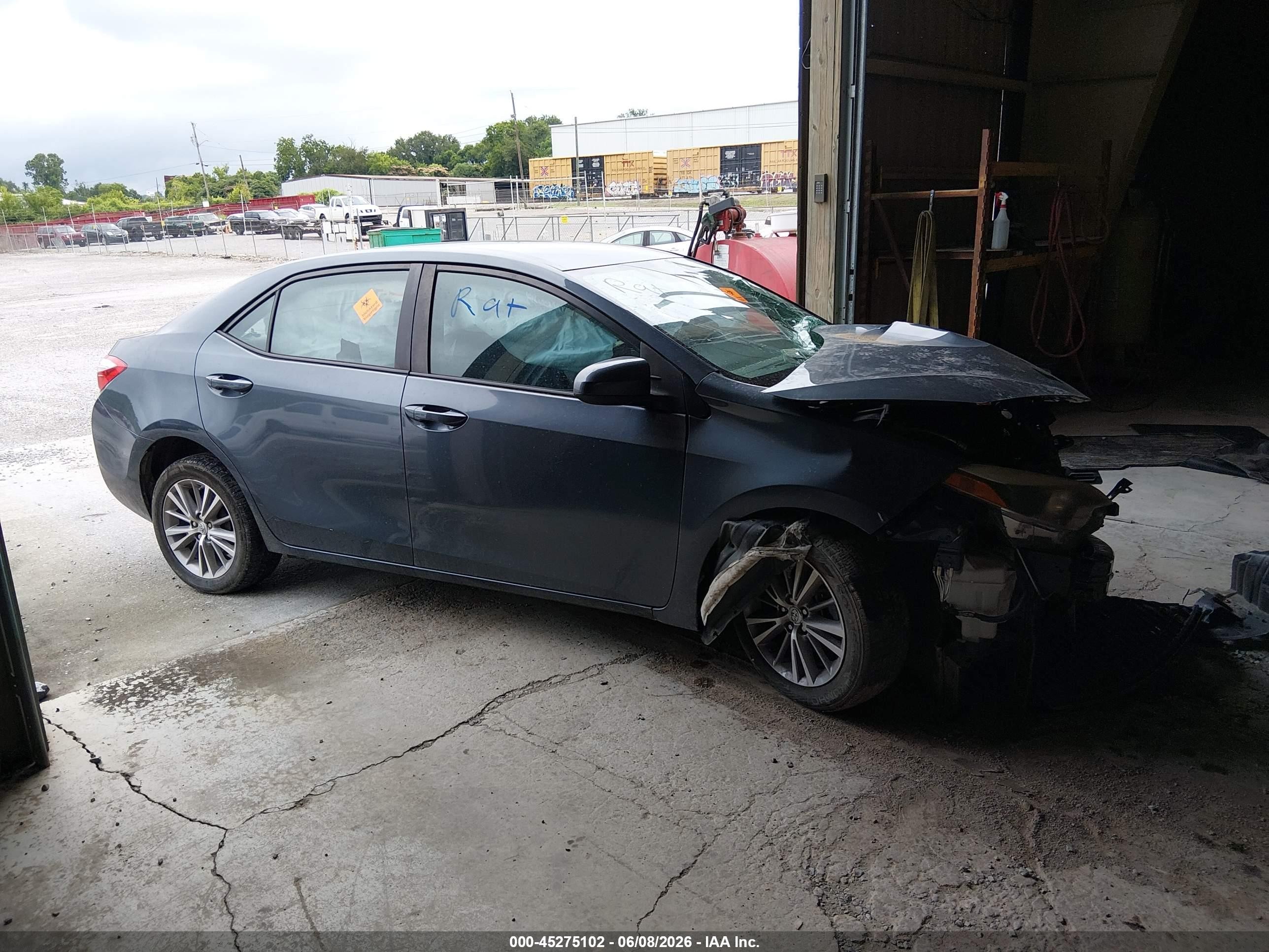 2015 Toyota Corolla Le Plus Gray vin: 5YFBURHE2FP207893