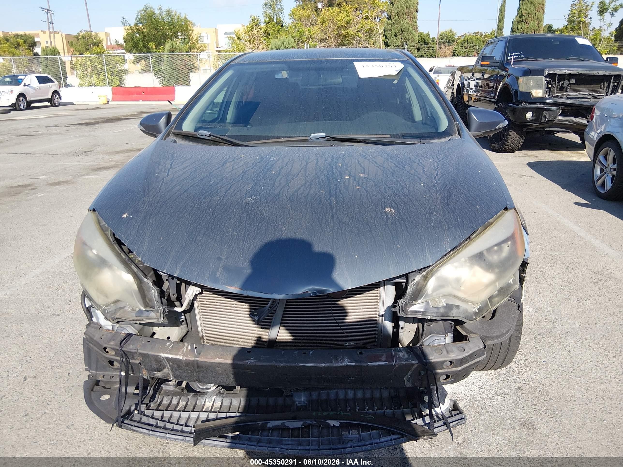 2015 Toyota Corolla S Plus Blue vin: 5YFBURHE2FP211779