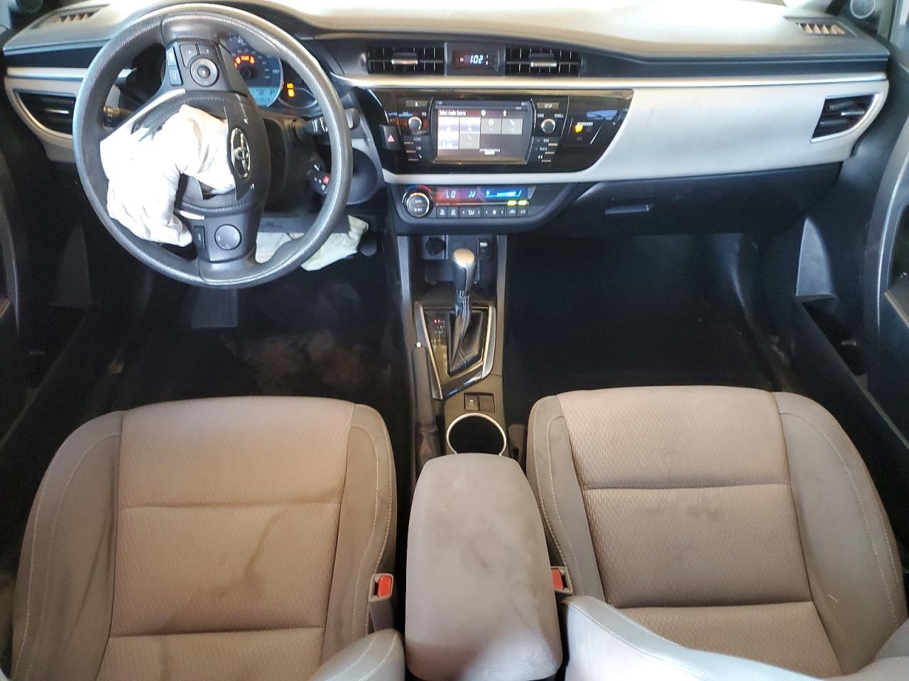 2015 Toyota Corolla Le Серый vin: 5YFBURHE2FP251456