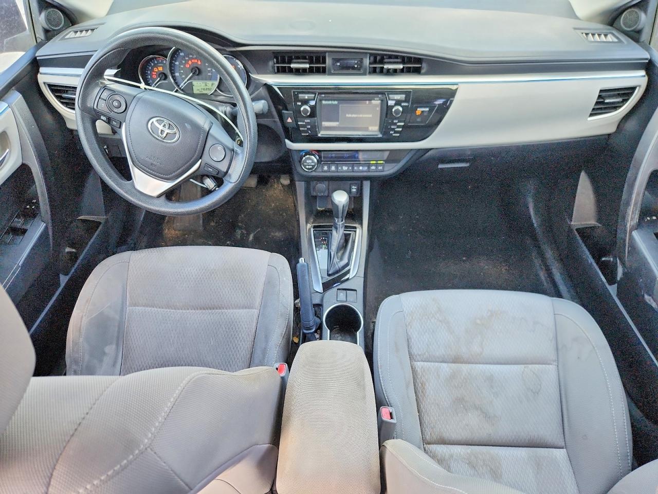 2015 Toyota Corolla Le Gray vin: 5YFBURHE2FP252347