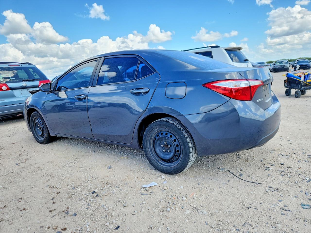 2015 Toyota Corolla Le Gray vin: 5YFBURHE2FP252347