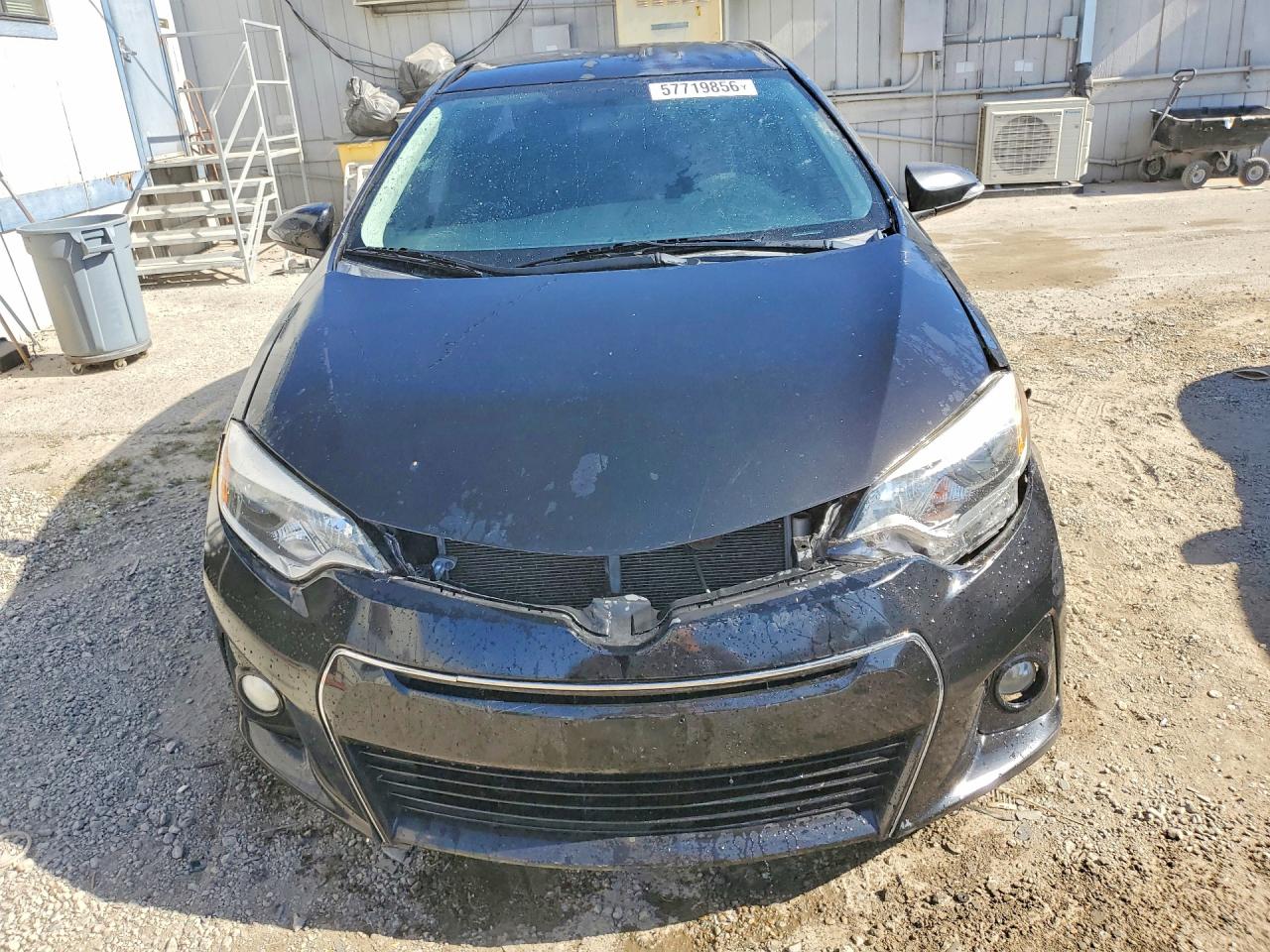 2015 Toyota Corolla S Plus Black vin: 5YFBURHE2FP299023