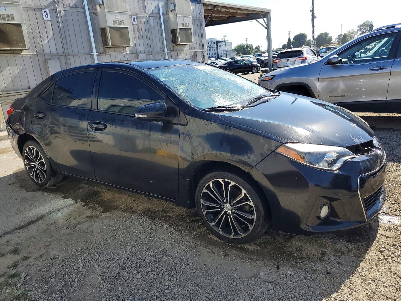 2015 Toyota Corolla S Plus Black vin: 5YFBURHE2FP299023