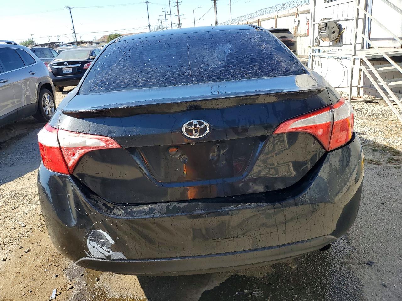 2015 Toyota Corolla S Plus Black vin: 5YFBURHE2FP299023