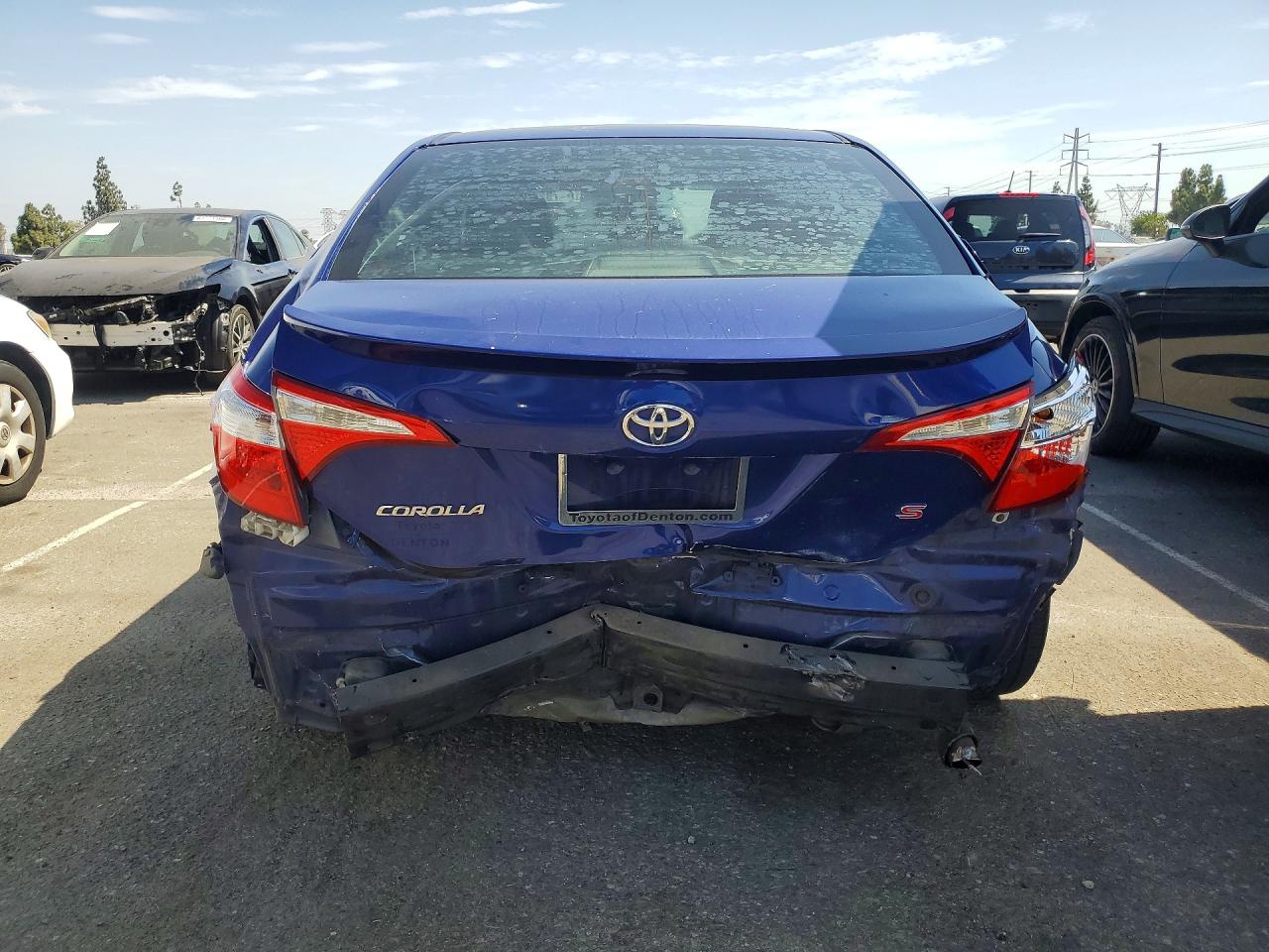 2015 Toyota Corolla S Plus Синий vin: 5YFBURHE2FP304608