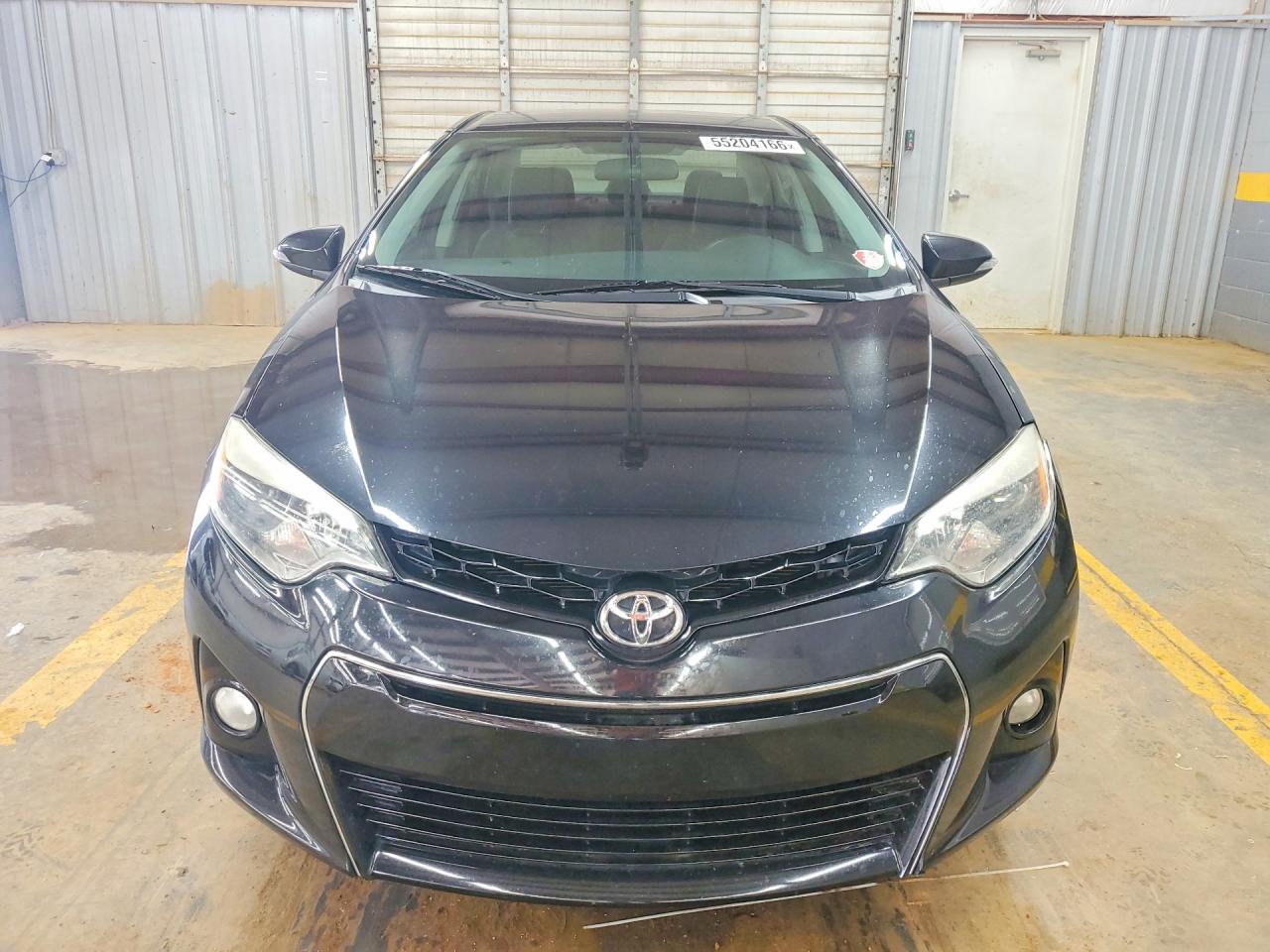 2015 Toyota Corolla S Plus Black vin: 5YFBURHE2FP332652