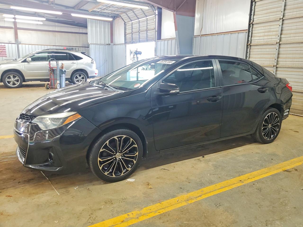 2015 Toyota Corolla S Plus Black vin: 5YFBURHE2FP332652