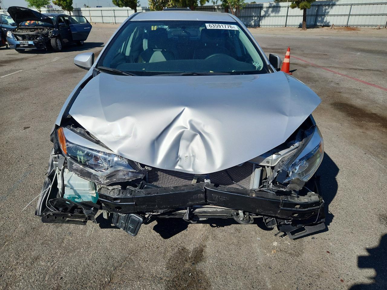2015 Toyota Corolla Le Plus Серый vin: 5YFBURHE2FP340945