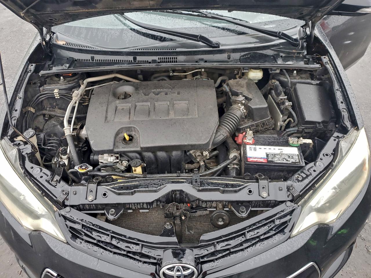 2015 Toyota Corolla L Black vin: 5YFBURHE2FP365571