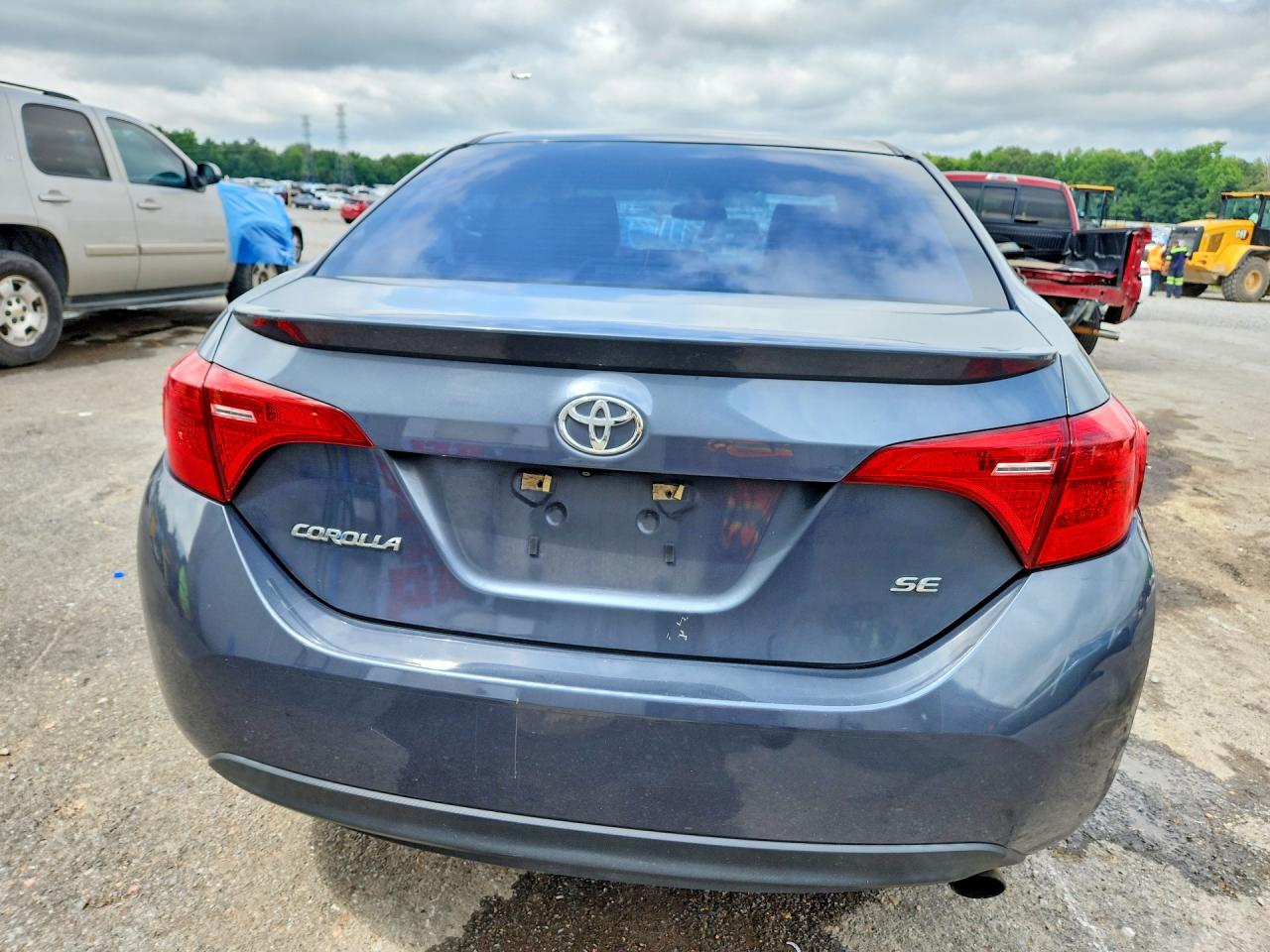 2017 Toyota Corolla Se Blue vin: 5YFBURHE2HP588700