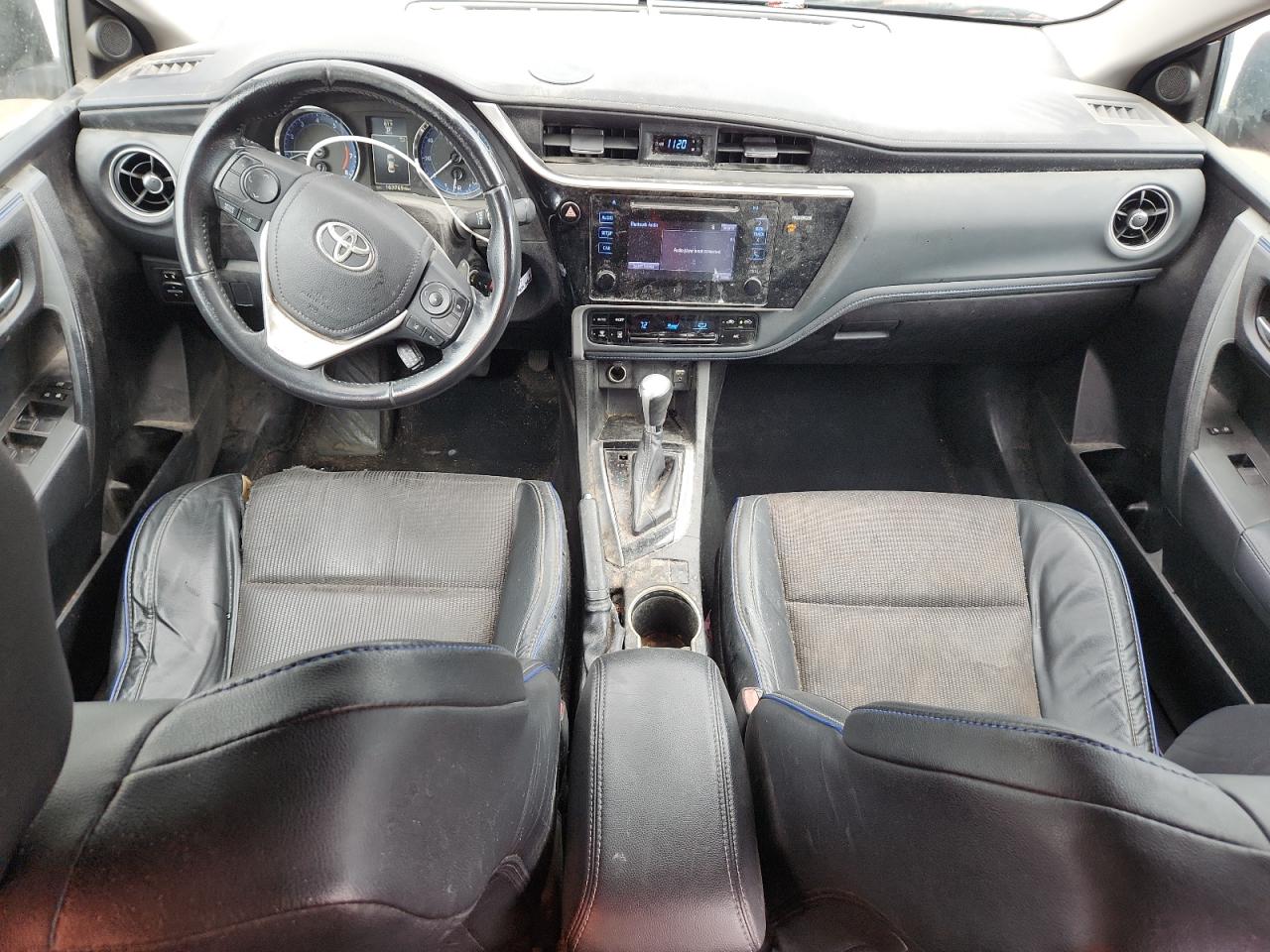 2017 Toyota Corolla Se Red vin: 5YFBURHE2HP725327 Damage: Right Front Seat Cushion, Stained, Permanent