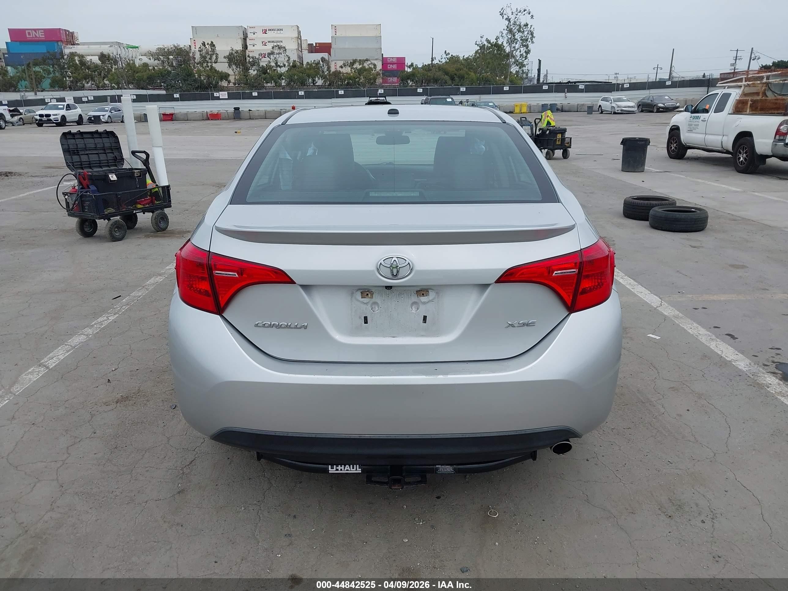 2019 Toyota Corolla Xse Серебряный vin: 5YFBURHE2KP877373