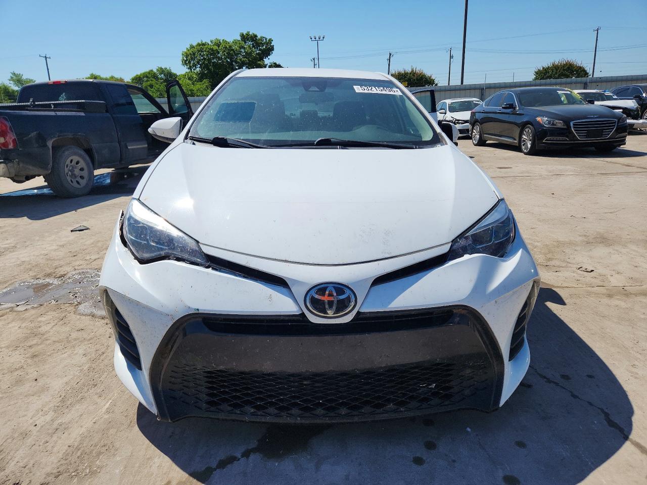 2019 Toyota Corolla Se White vin: 5YFBURHE2KP906631