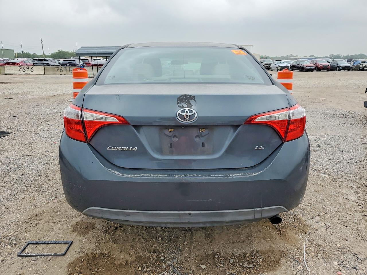 2014 Toyota Corolla Le Blue vin: 5YFBURHE3EP011394