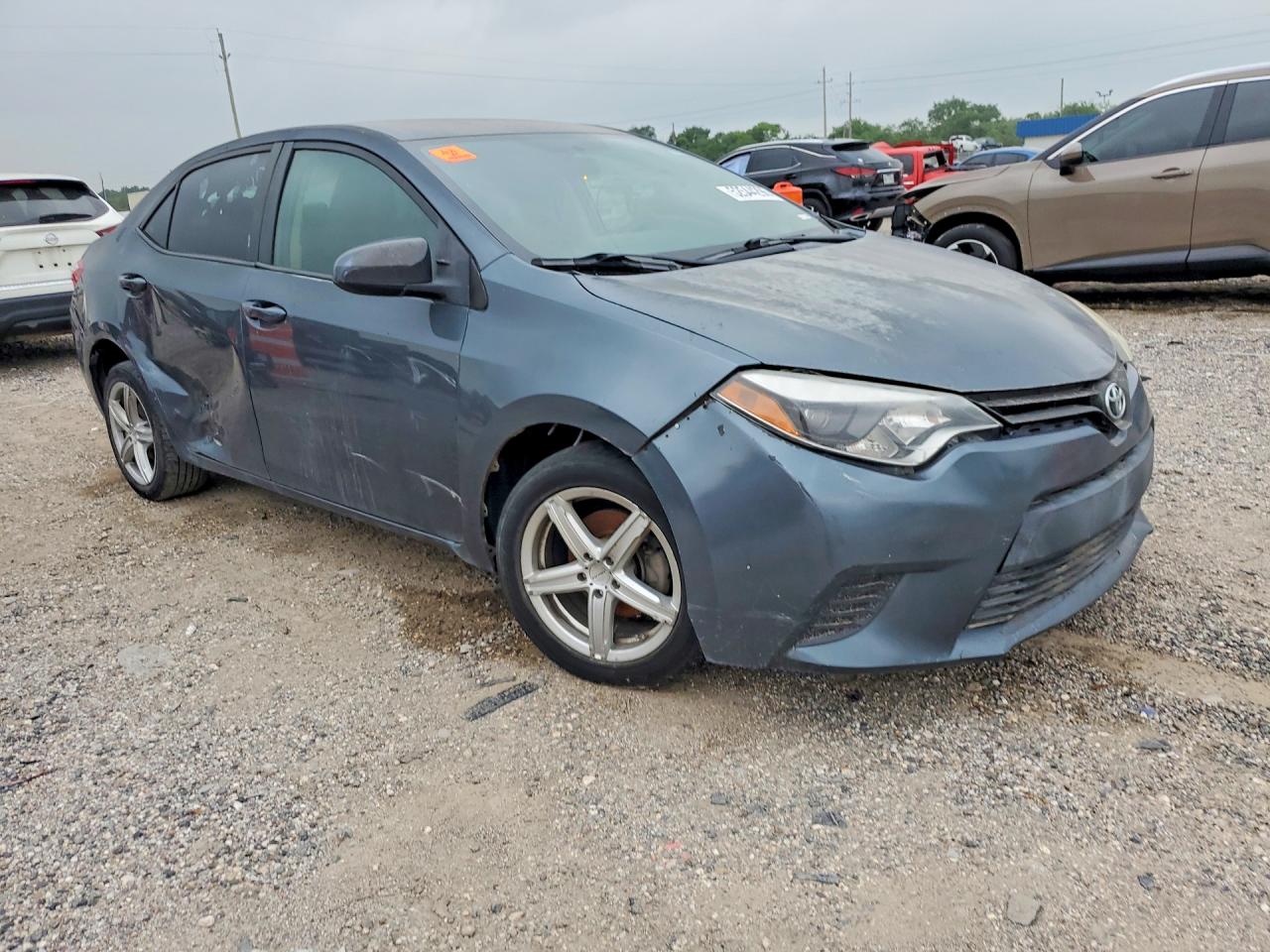 2014 Toyota Corolla Le Blue vin: 5YFBURHE3EP011394