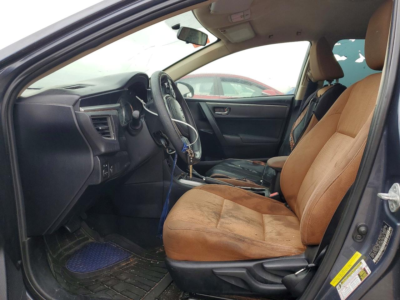 2014 Toyota Corolla Le Blue vin: 5YFBURHE3EP011394