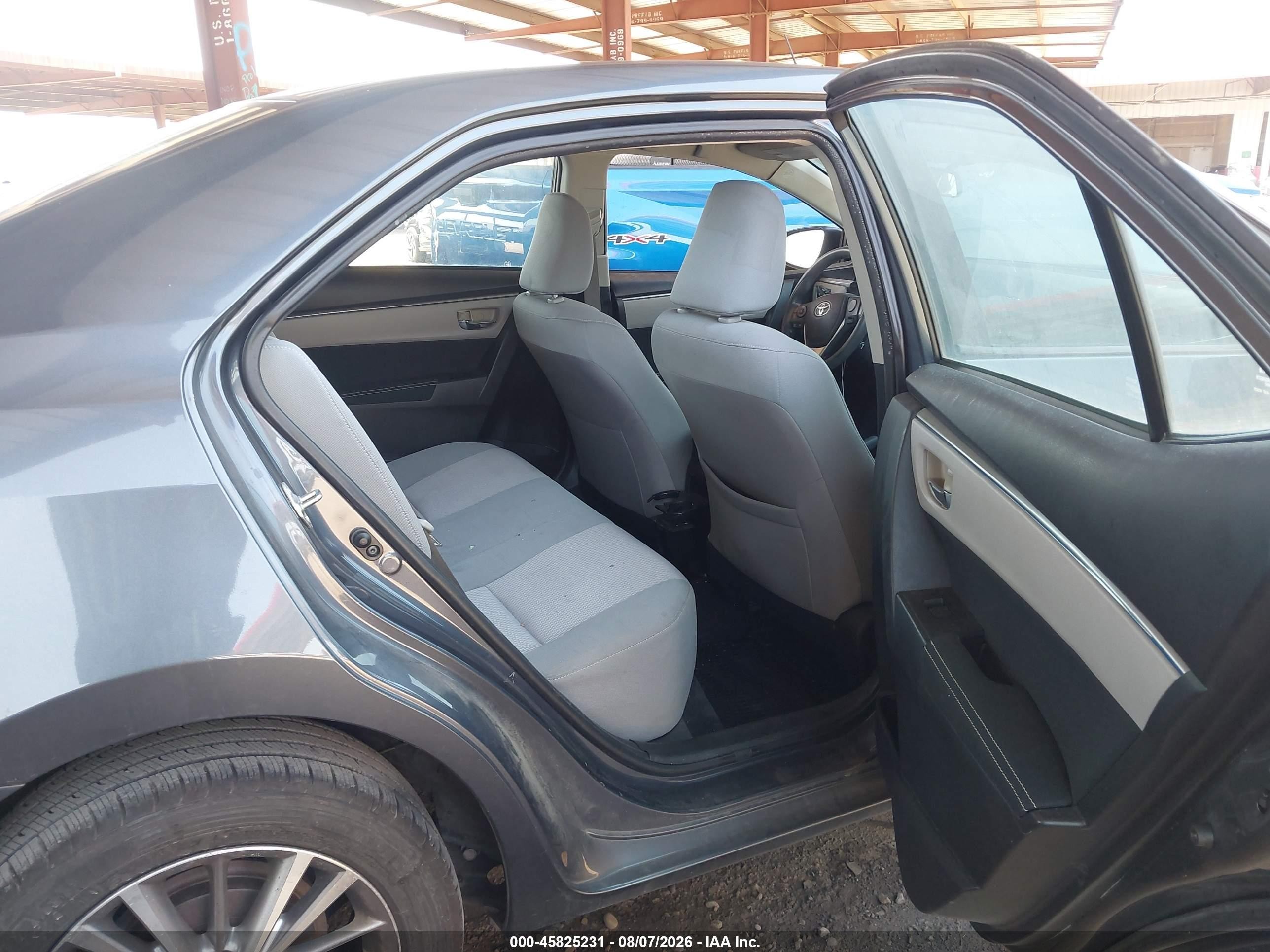 2014 Toyota Corolla Le Plus Gray vin: 5YFBURHE3EP011511