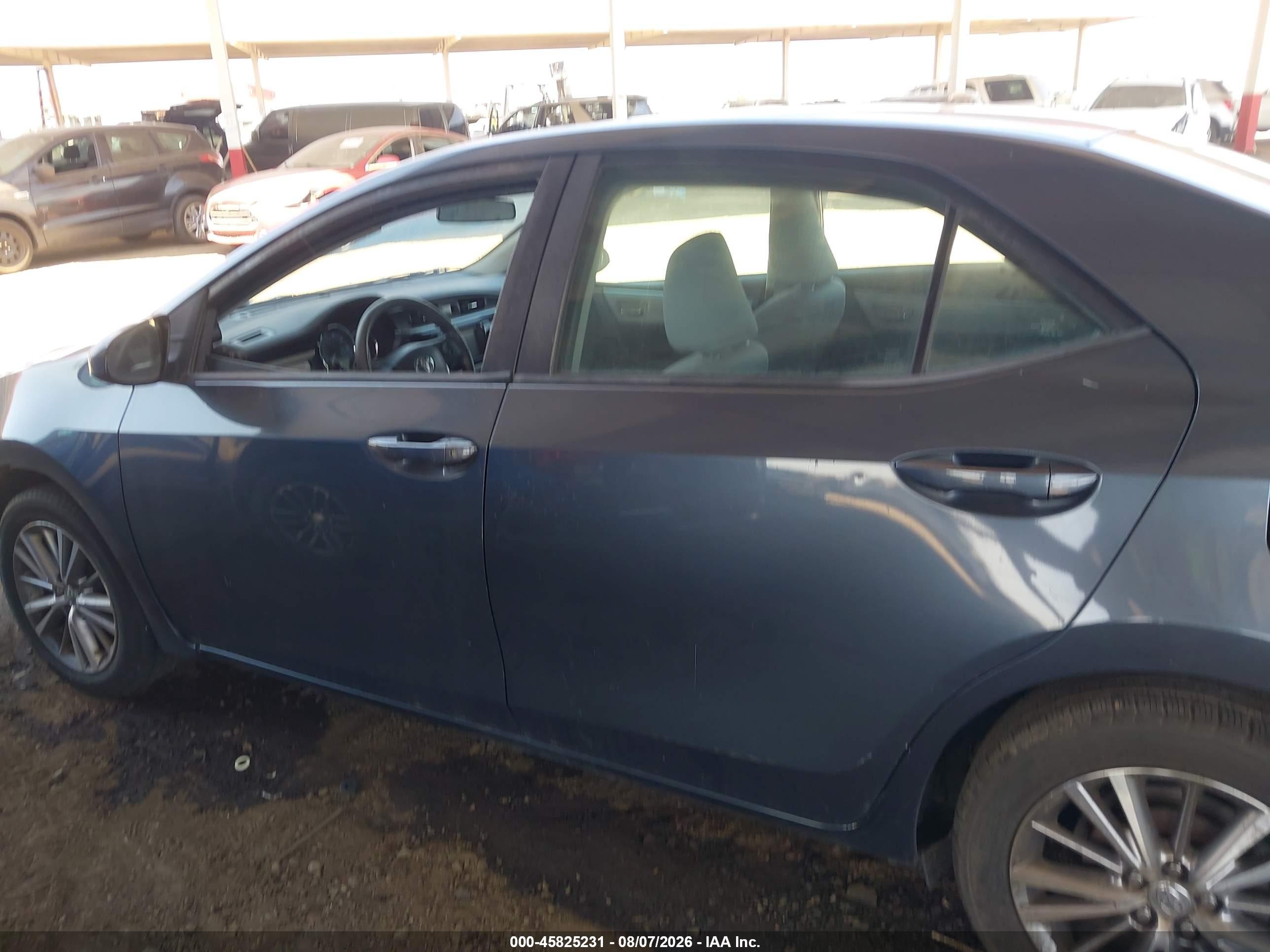 2014 Toyota Corolla Le Plus Gray vin: 5YFBURHE3EP011511