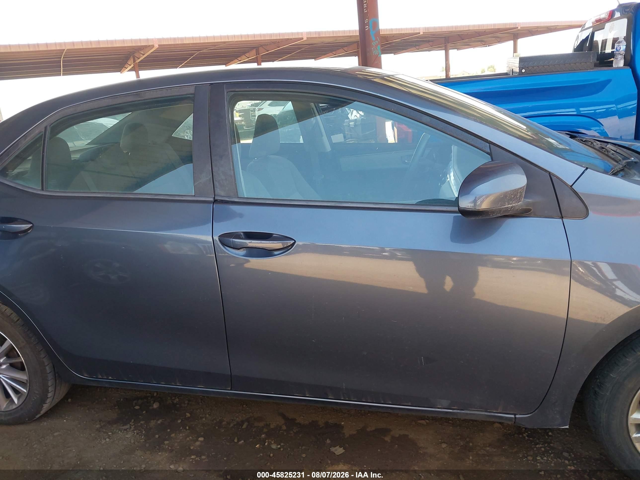 2014 Toyota Corolla Le Plus Gray vin: 5YFBURHE3EP011511