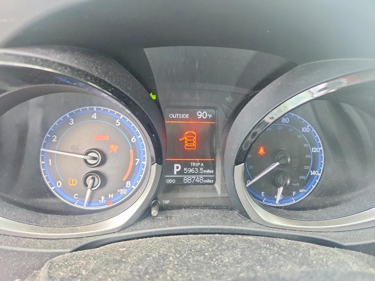 2014 Toyota Corolla S Белый vin: 5YFBURHE3EP018278