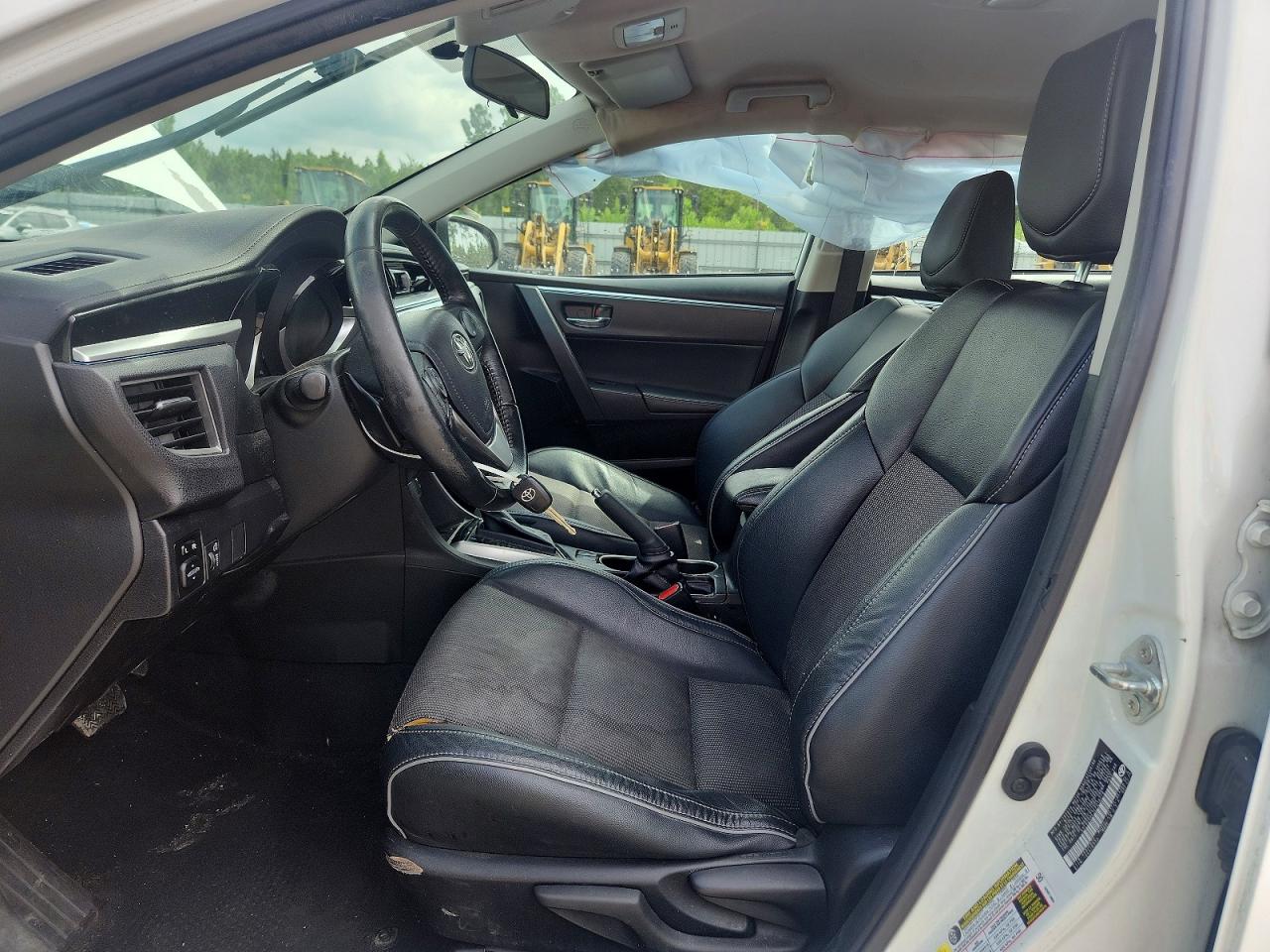 2014 Toyota Corolla S Белый vin: 5YFBURHE3EP018278