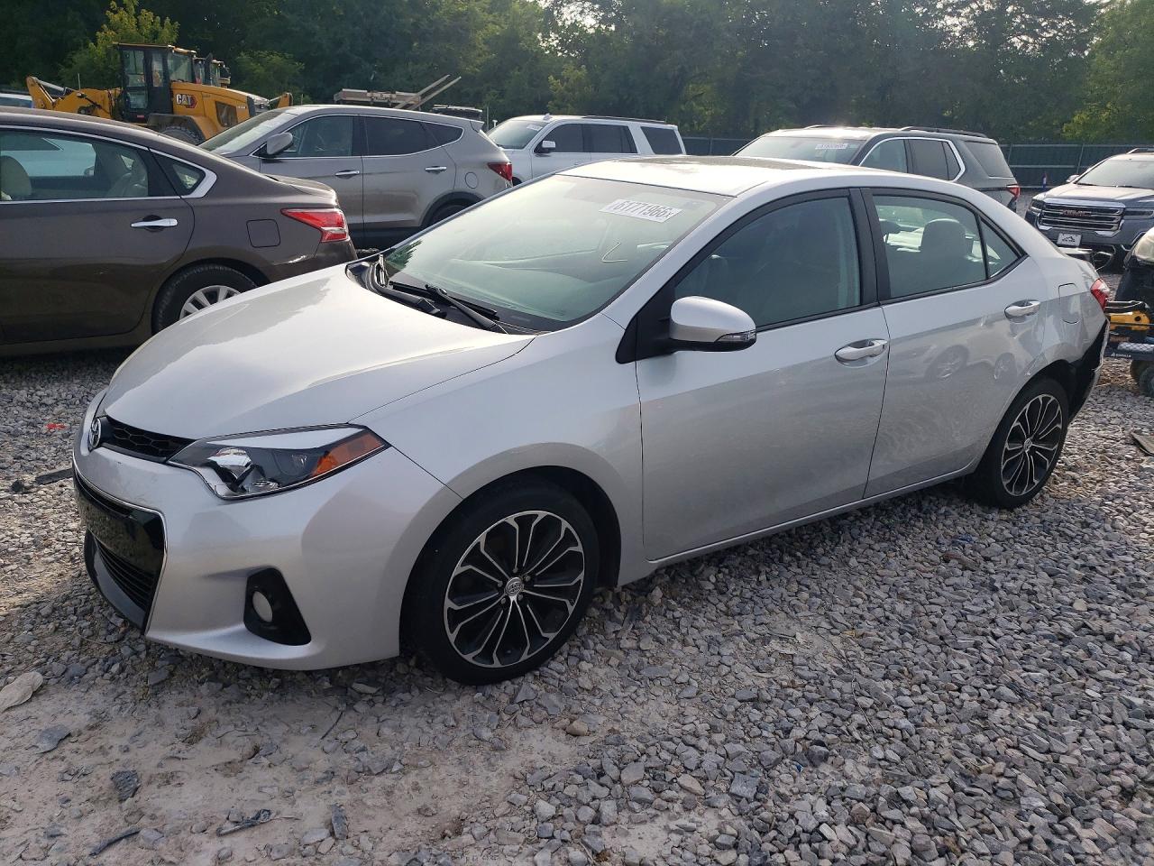 2014 Toyota Corolla S Plus Серебряный vin: 5YFBURHE3EP021553