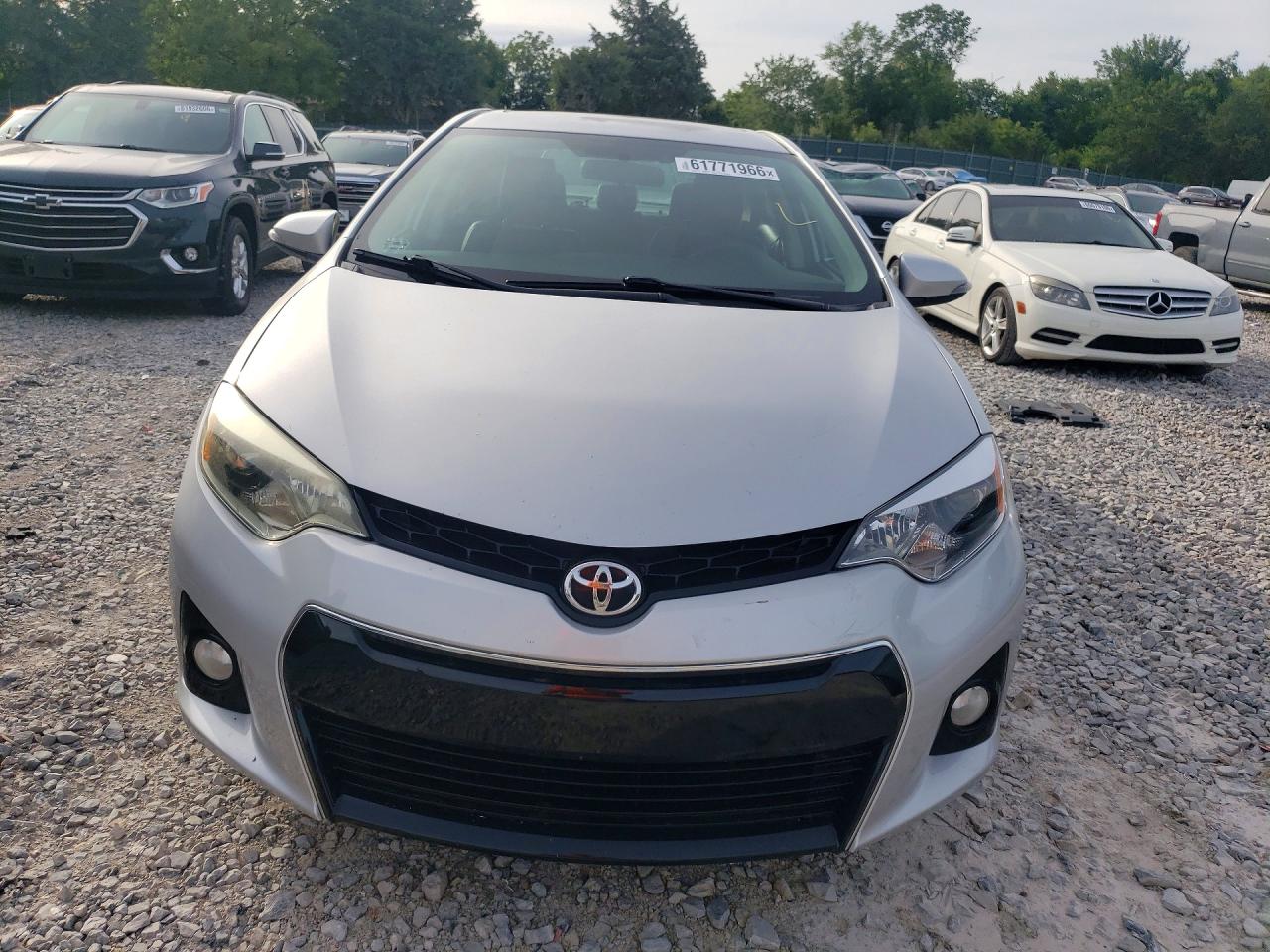 2014 Toyota Corolla S Plus Серебряный vin: 5YFBURHE3EP021553