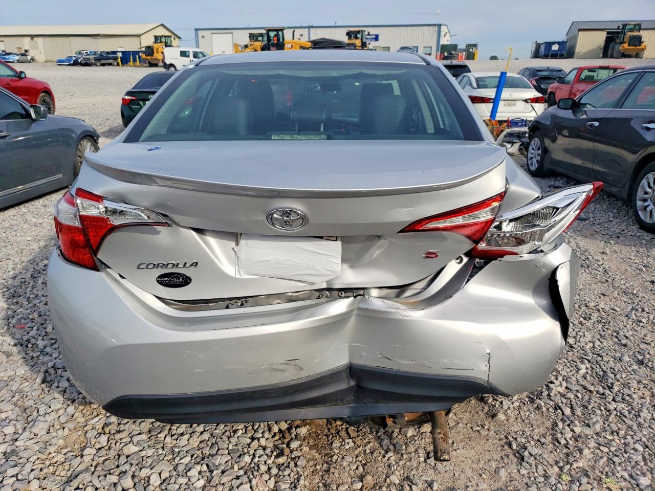 2014 Toyota Corolla S Plus Серебряный vin: 5YFBURHE3EP021553