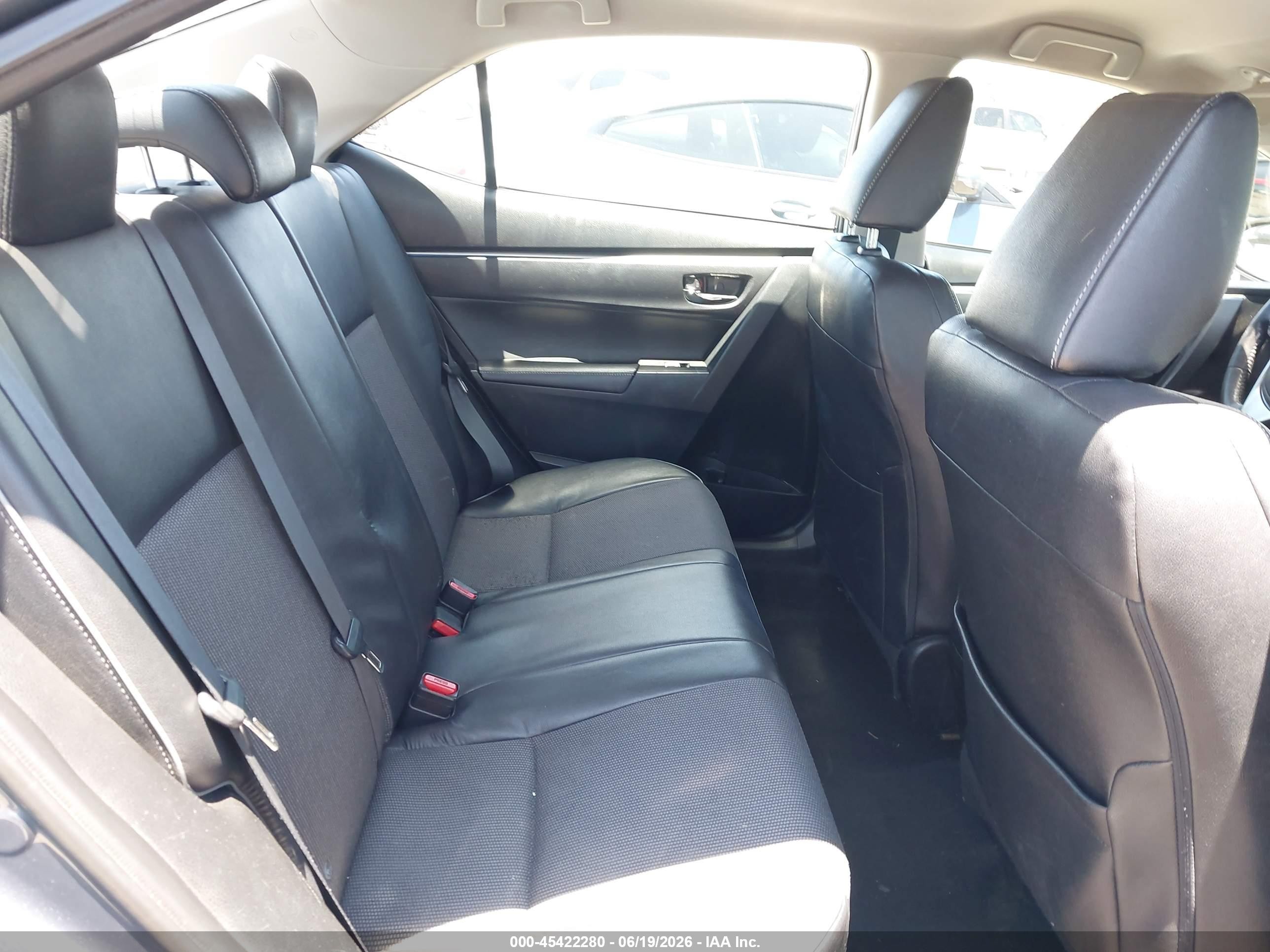 2014 Toyota Corolla S Plus Gray vin: 5YFBURHE3EP064368