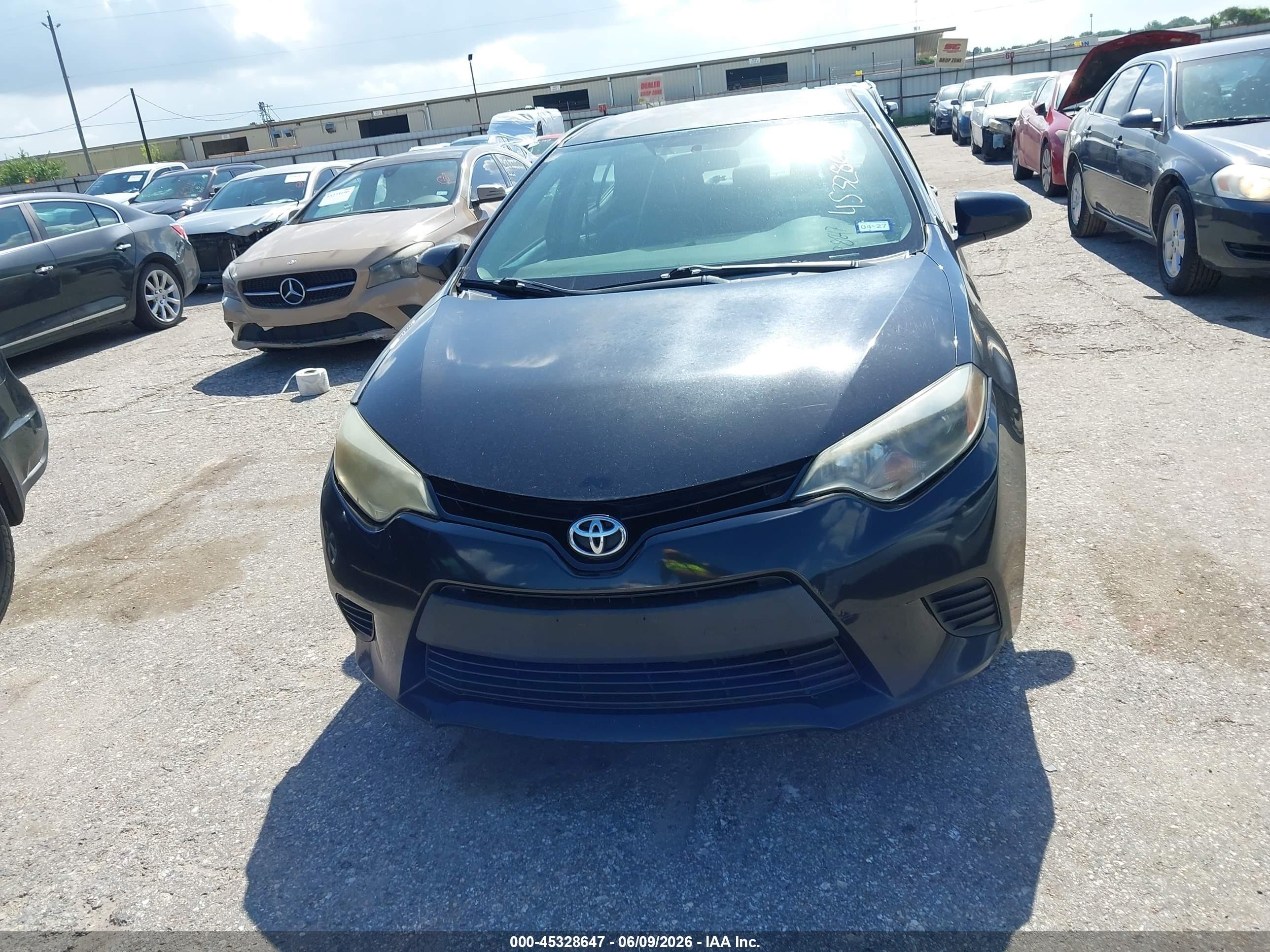 2014 Toyota Corolla Le Black vin: 5YFBURHE3EP079579
