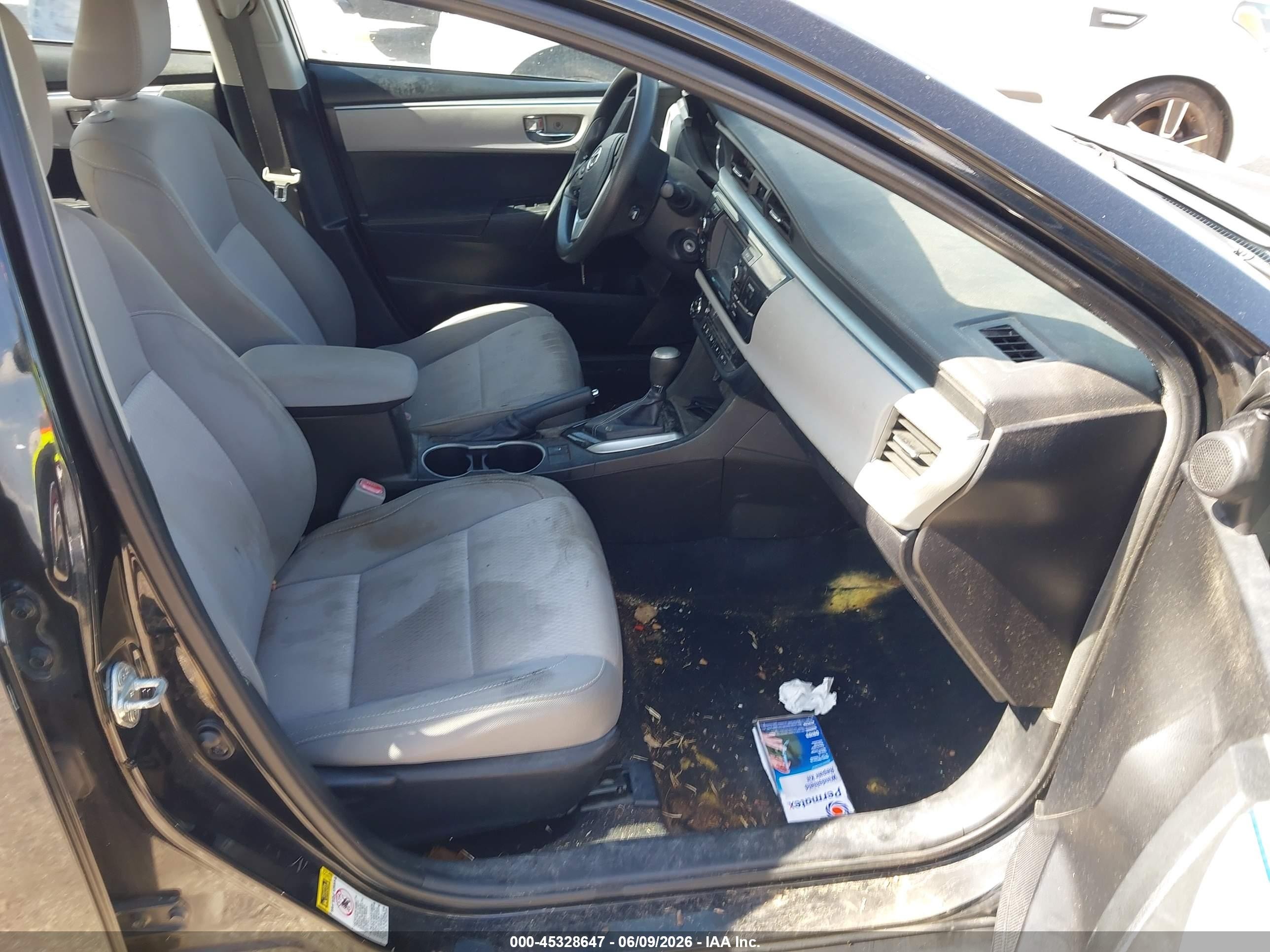 2014 Toyota Corolla Le Black vin: 5YFBURHE3EP079579