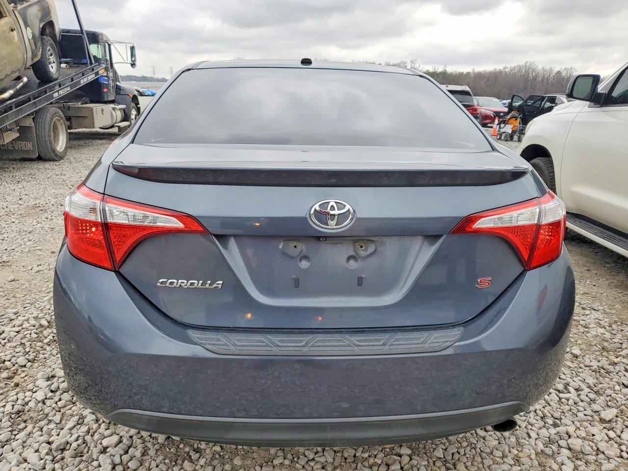 2014 Toyota Corolla Blue vin: 5YFBURHE3EP082613