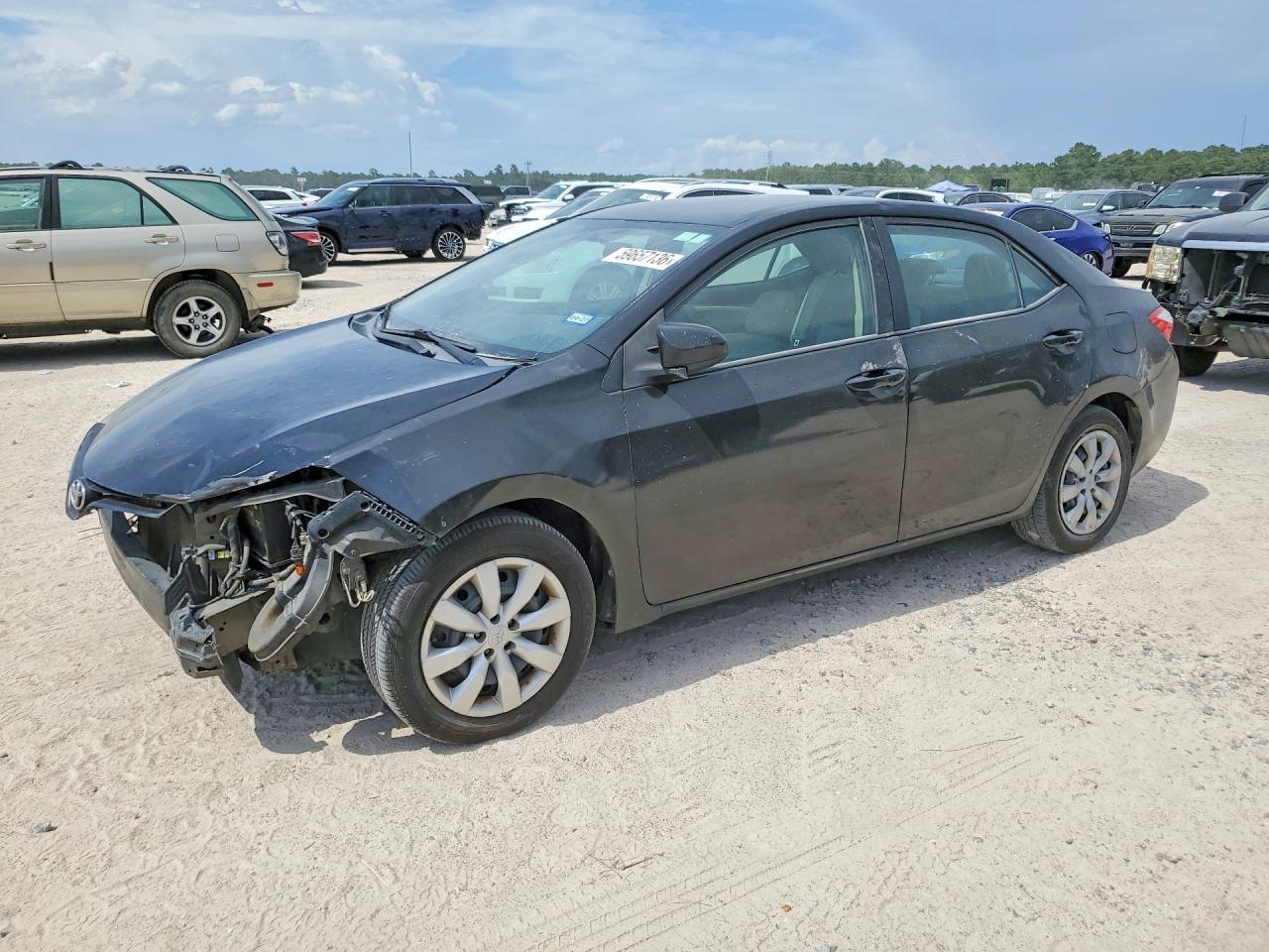 2014 Toyota Corolla Le Черный vin: 5YFBURHE3EP097273
