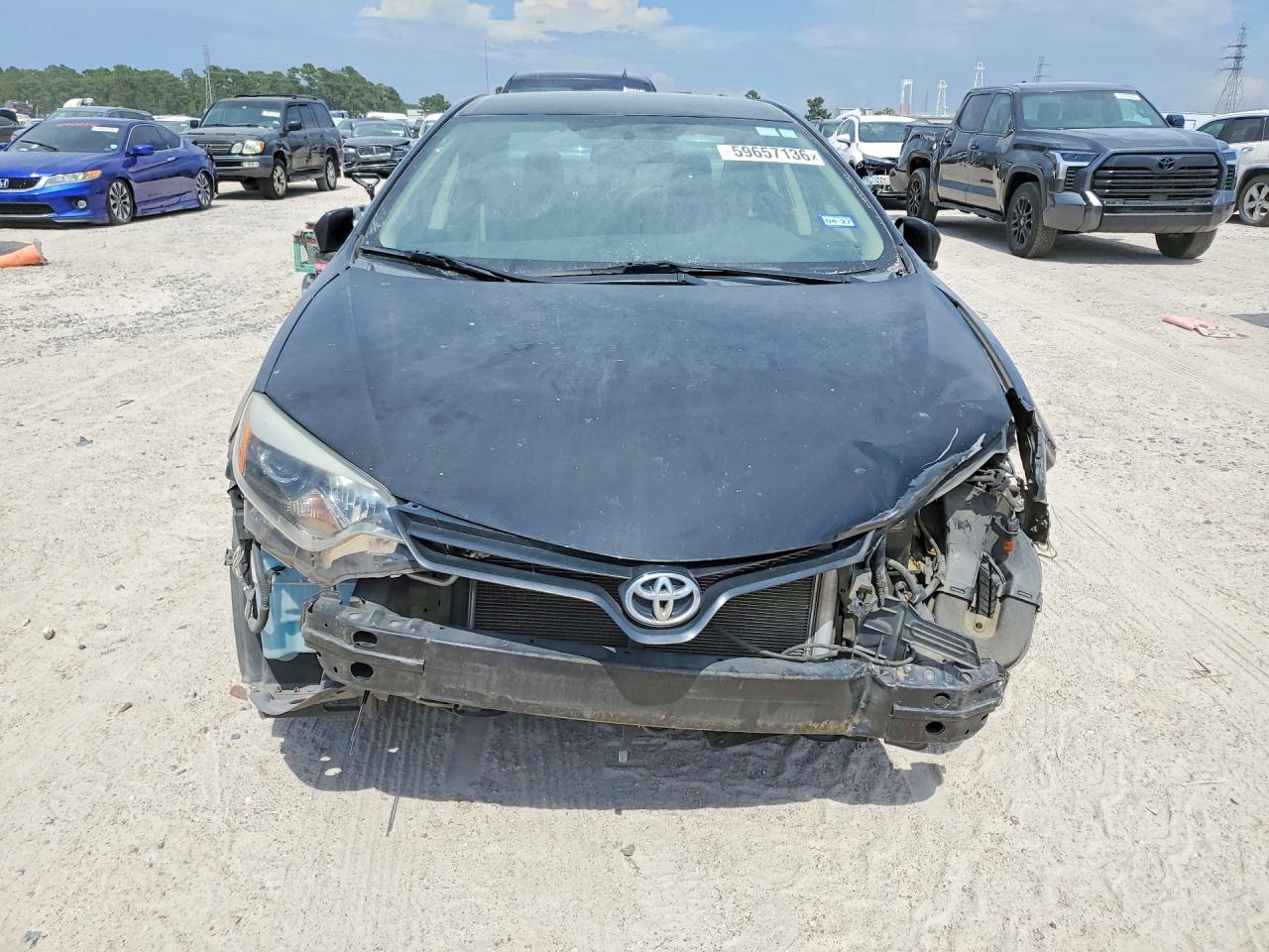 2014 Toyota Corolla Le Black vin: 5YFBURHE3EP097273