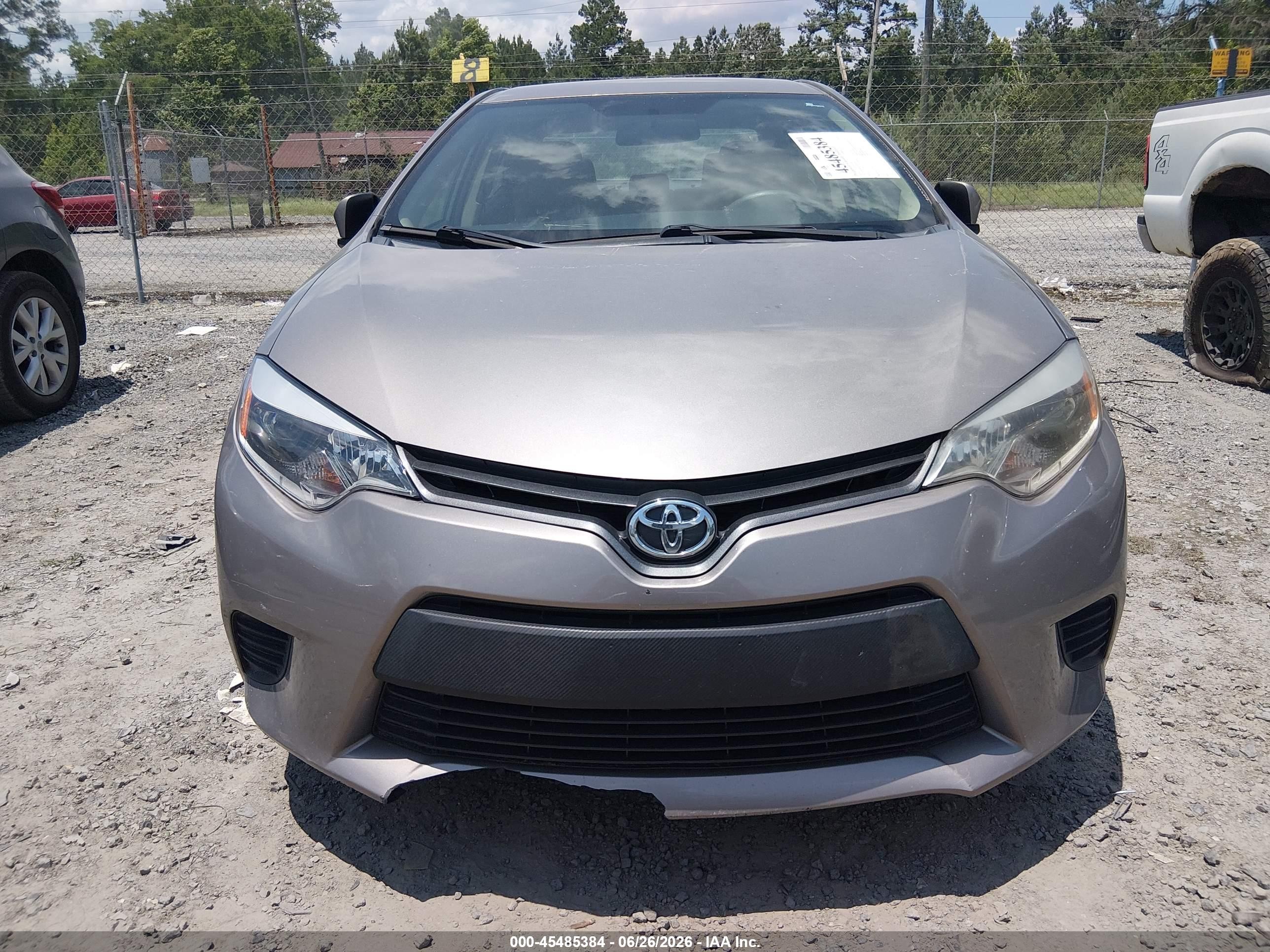 2014 Toyota Corolla Le Желто-коричневый vin: 5YFBURHE3EP100530