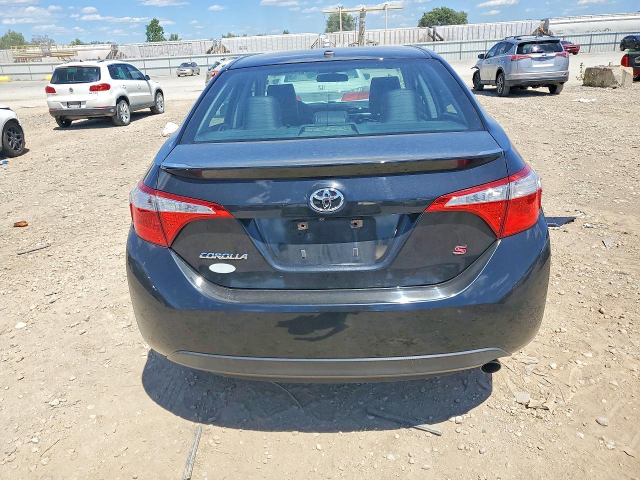 2014 Toyota Corolla S Plus Black vin: 5YFBURHE3EP102133