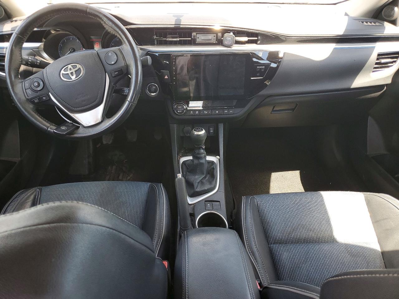 2014 Toyota Corolla S Plus Black vin: 5YFBURHE3EP102133