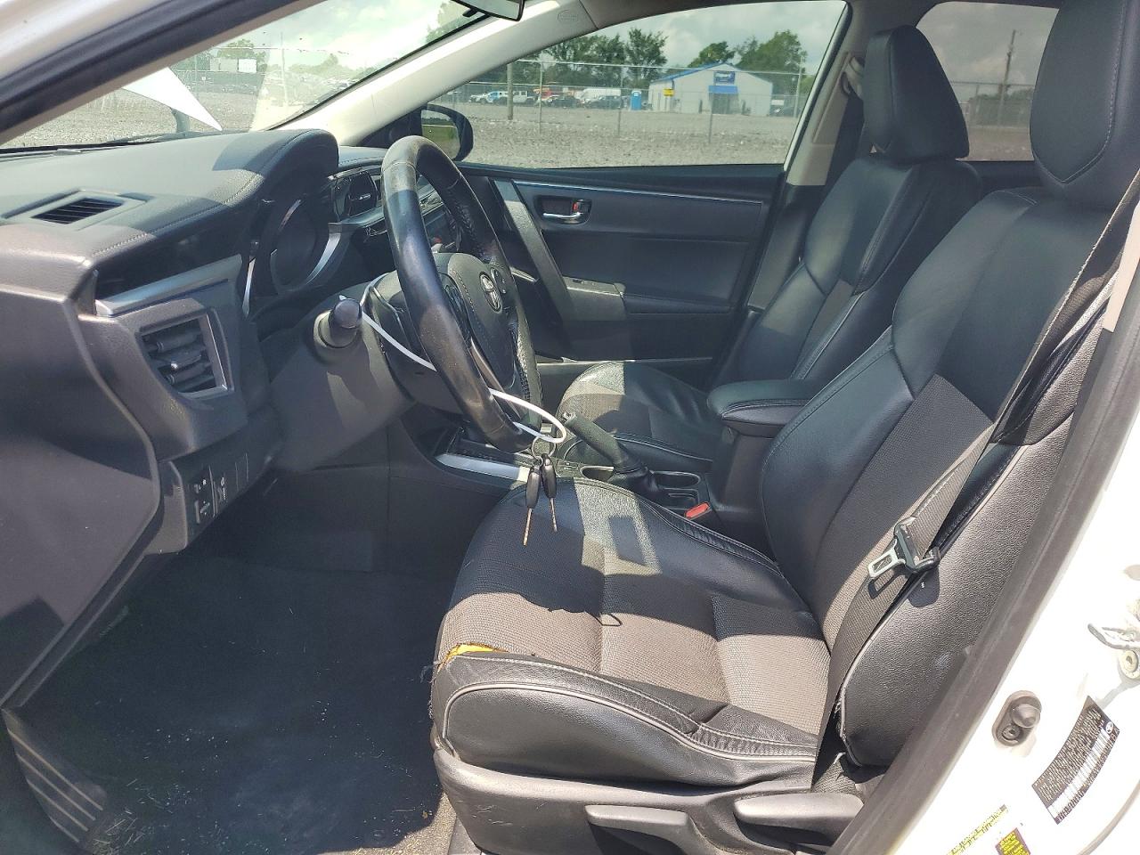 2014 Toyota Corolla S Plus White vin: 5YFBURHE3EP103654