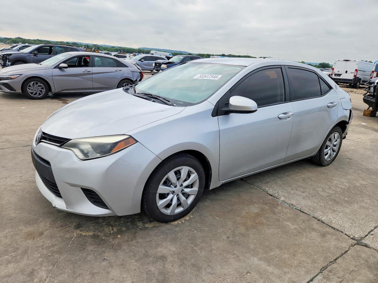 2014 Toyota Corolla Le Silver vin: 5YFBURHE3EP146956