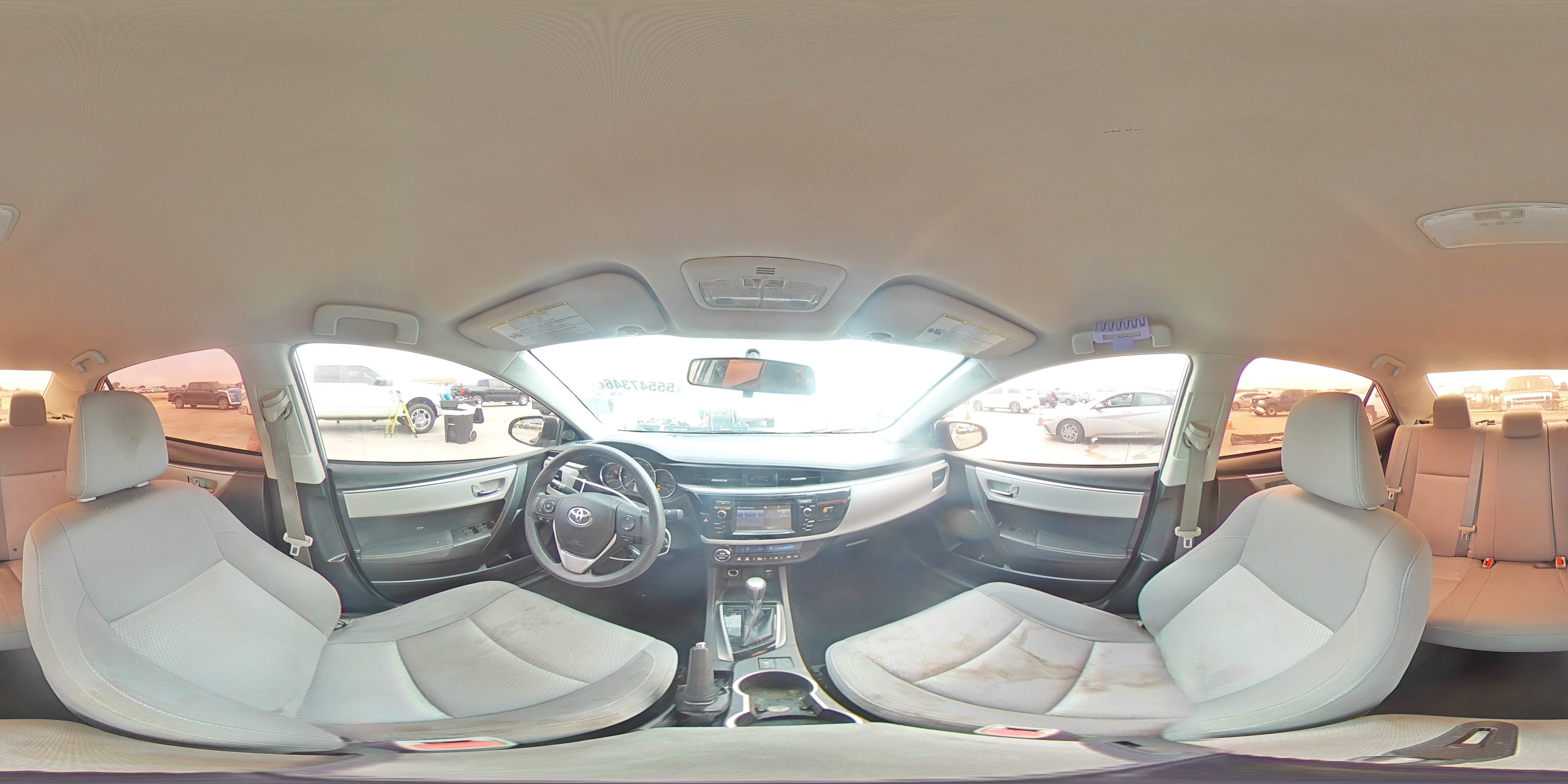 2014 Toyota Corolla Le Silver vin: 5YFBURHE3EP146956