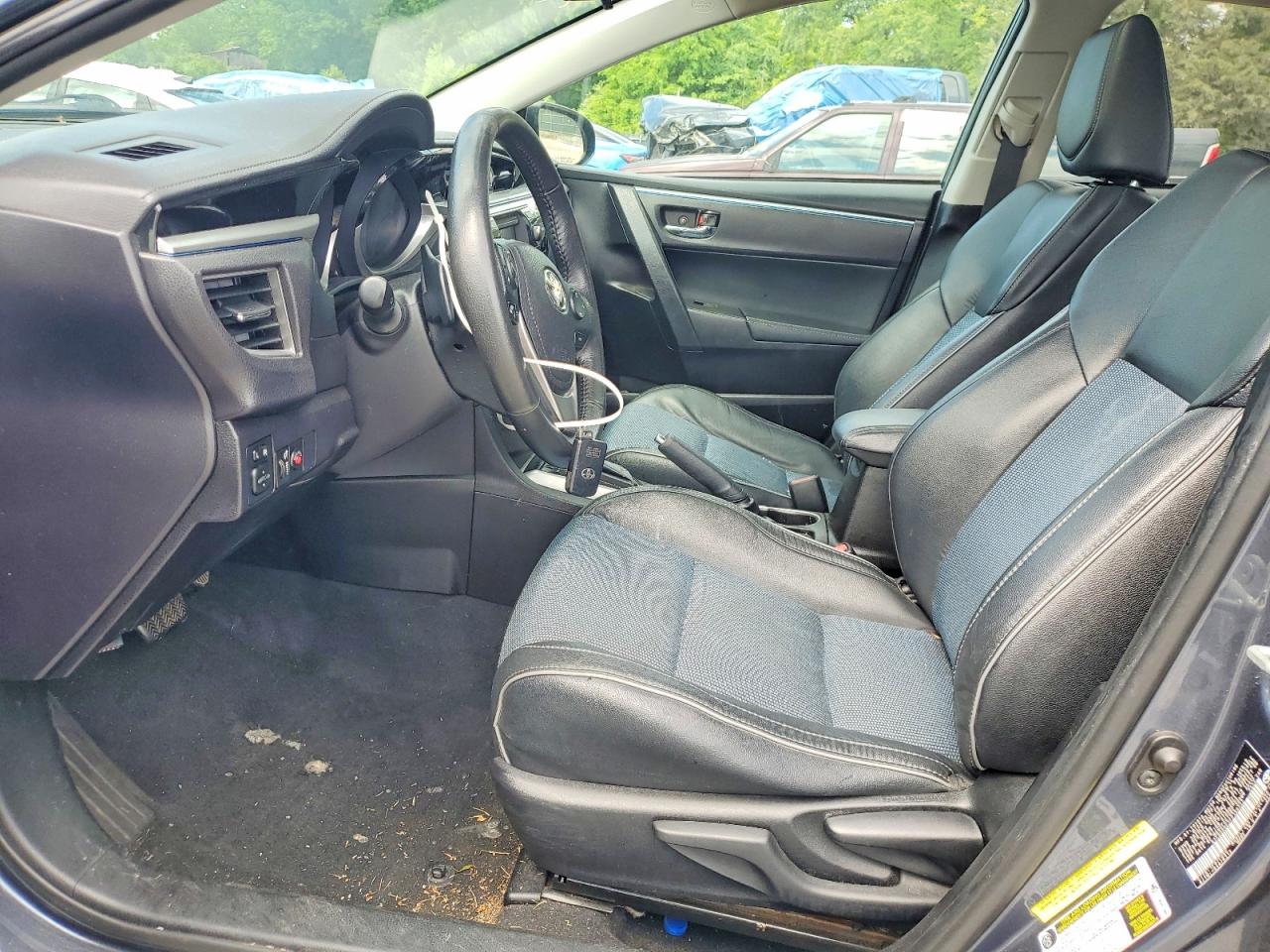 2015 Toyota Corolla S Plus Синий vin: 5YFBURHE3FP198752