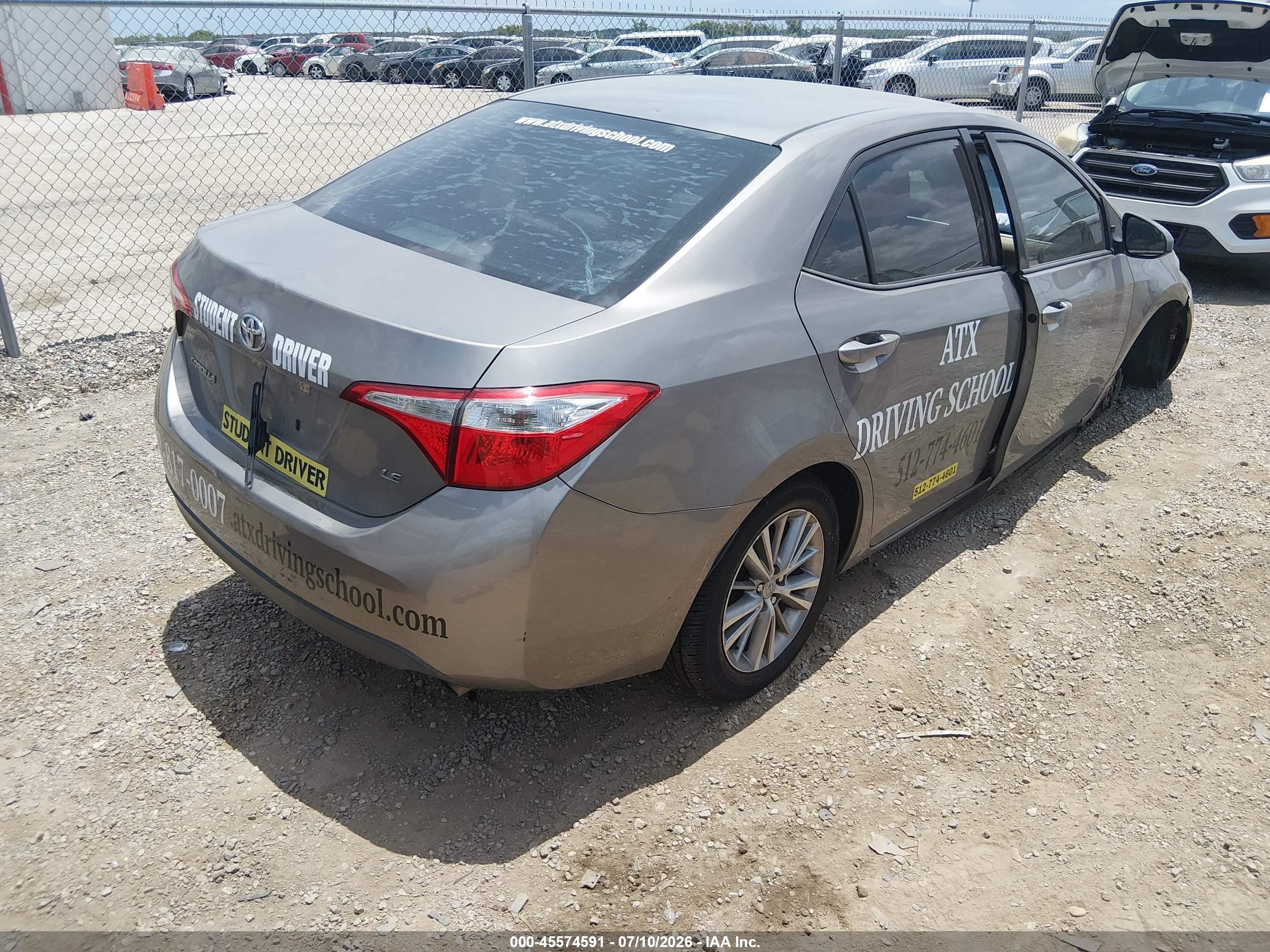 2015 Toyota Corolla Le Plus Brown vin: 5YFBURHE3FP208809