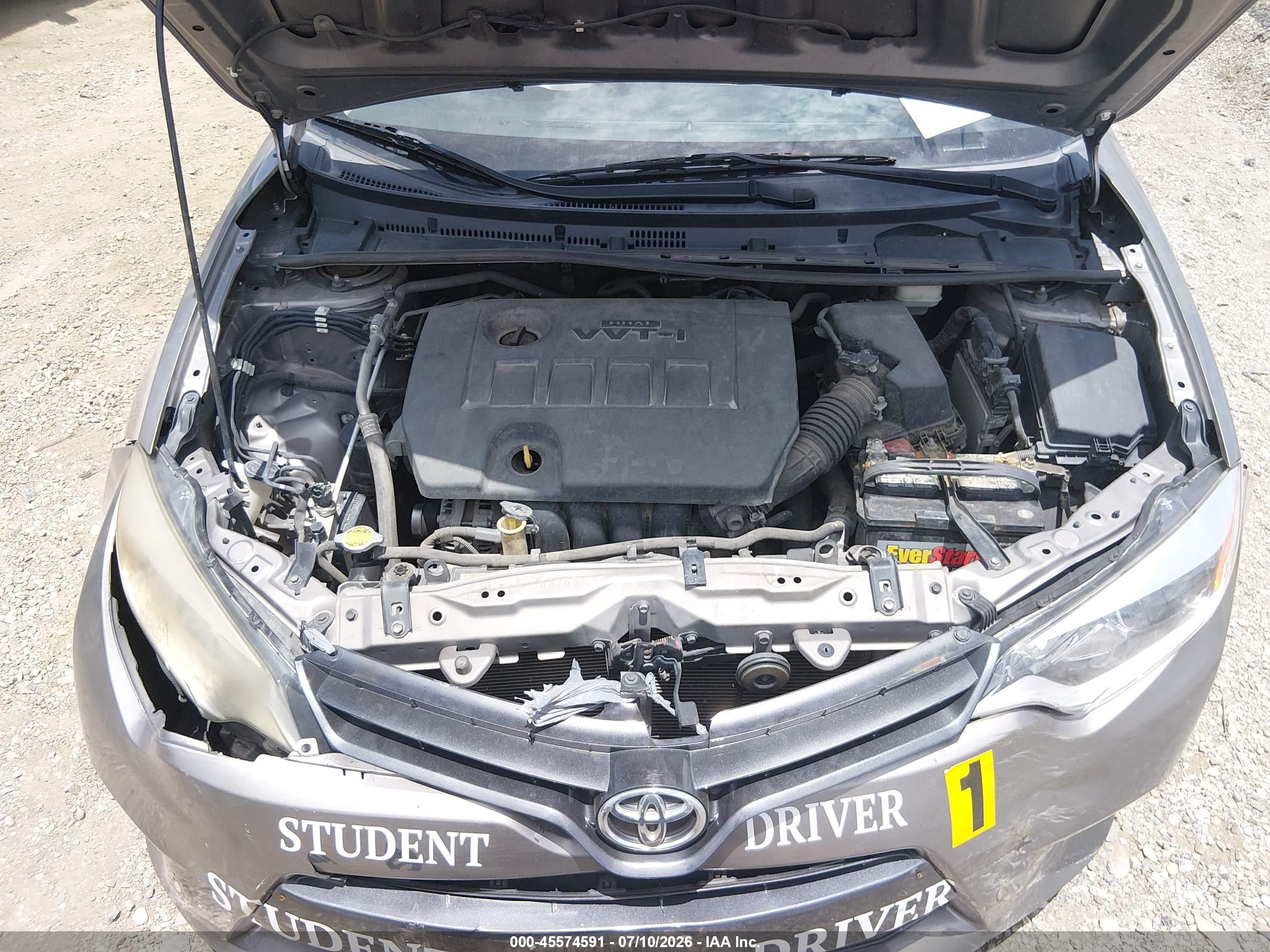 2015 Toyota Corolla Le Plus Brown vin: 5YFBURHE3FP208809