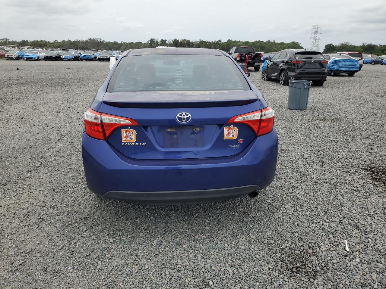 2015 Toyota Corolla S Plus Blue vin: 5YFBURHE3FP221950